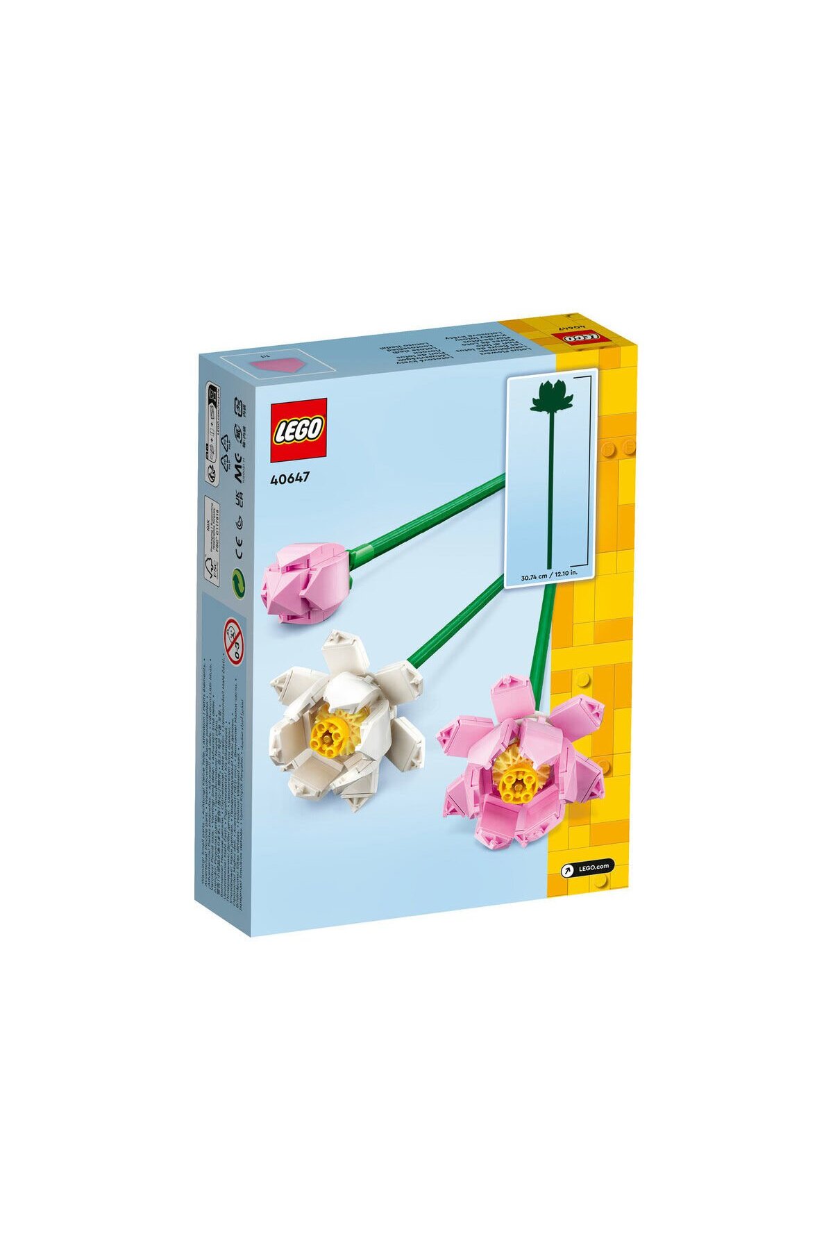 40647 اسباببازی ساختنی ® مجموعه گیاهشناسی نمادین گلهای نیلوفر آبی ۲۲۰ تکه +۸ سال