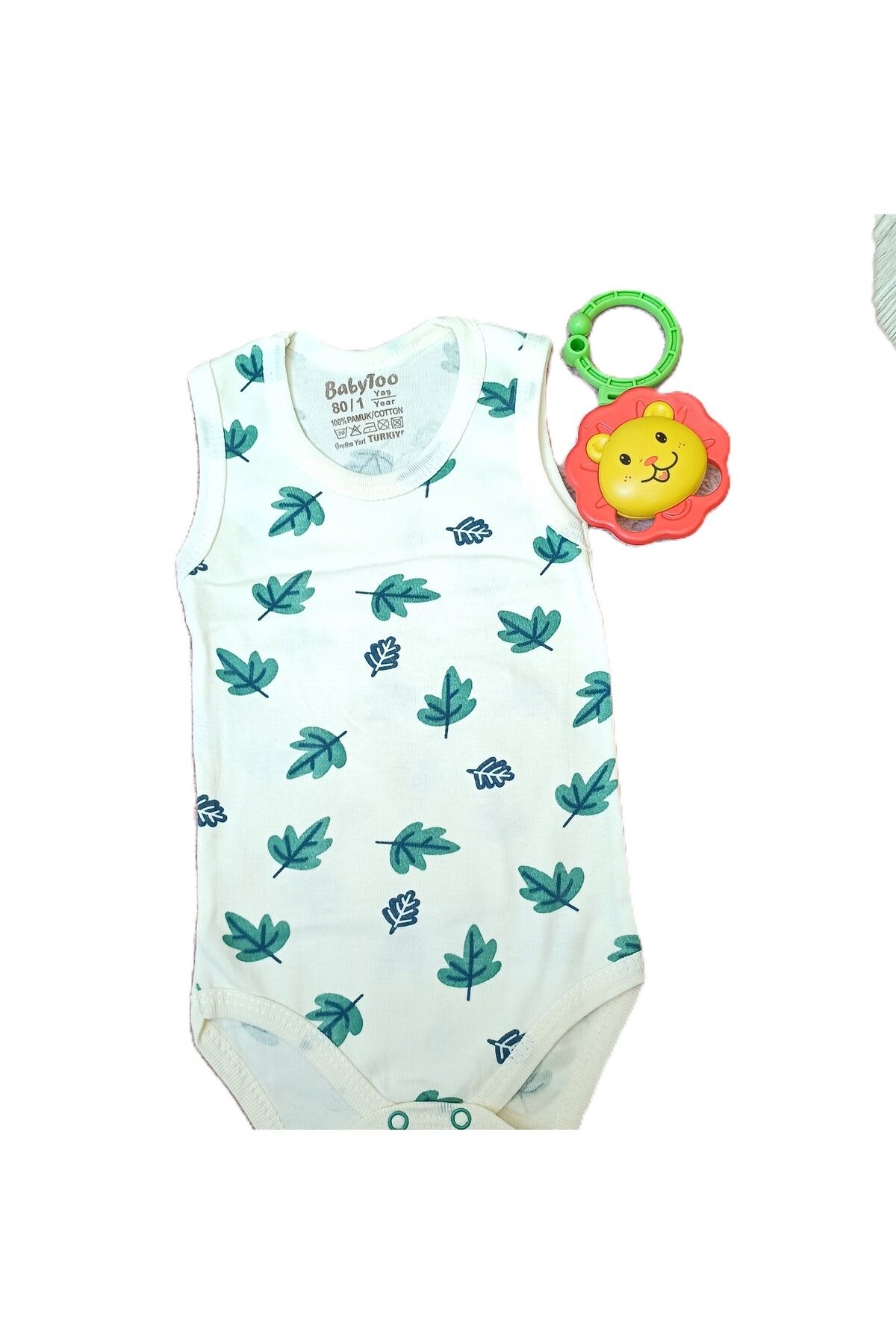 Şıkır Baby Unisex Erkek Bebek Kız Bebek Pamuklu 12/36 Ay Yenidoğan Bebek Zıbın Badi