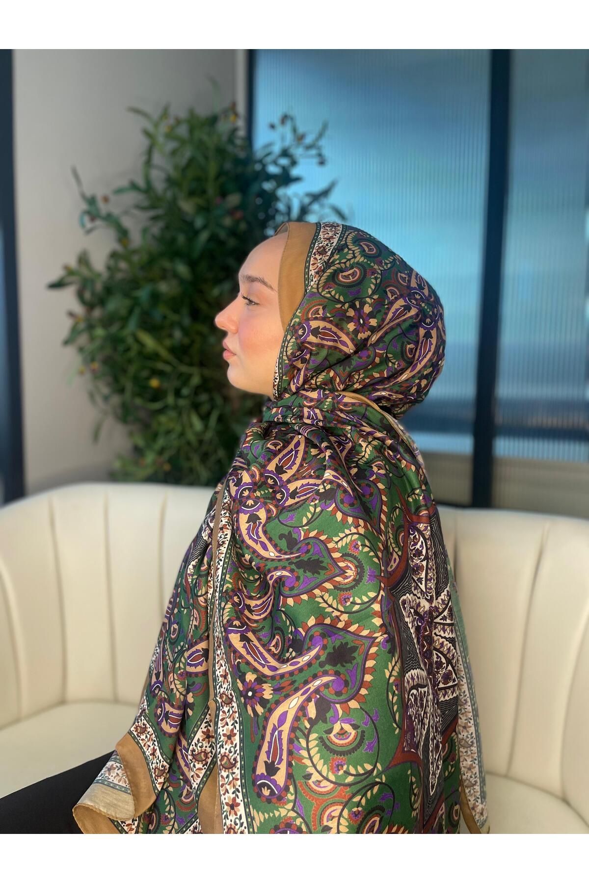 Oxygen Scarfs Etro Buta Desenli Pamuk Soft Şal - 377350
