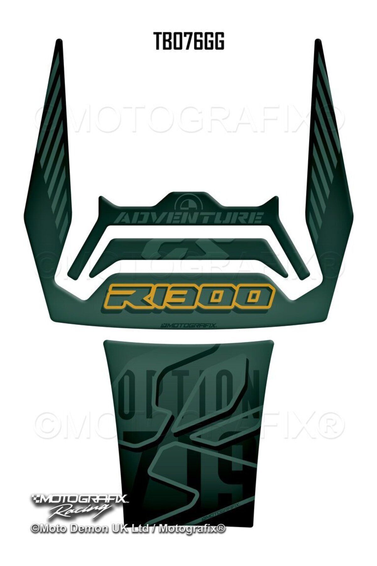 motografix Tank Pad BMW R1300GS Adventure Trophy 2024-2025