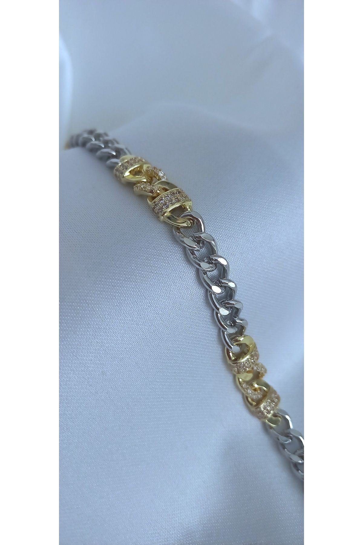 FASHION Gold Detaylı Zincir Bileklik