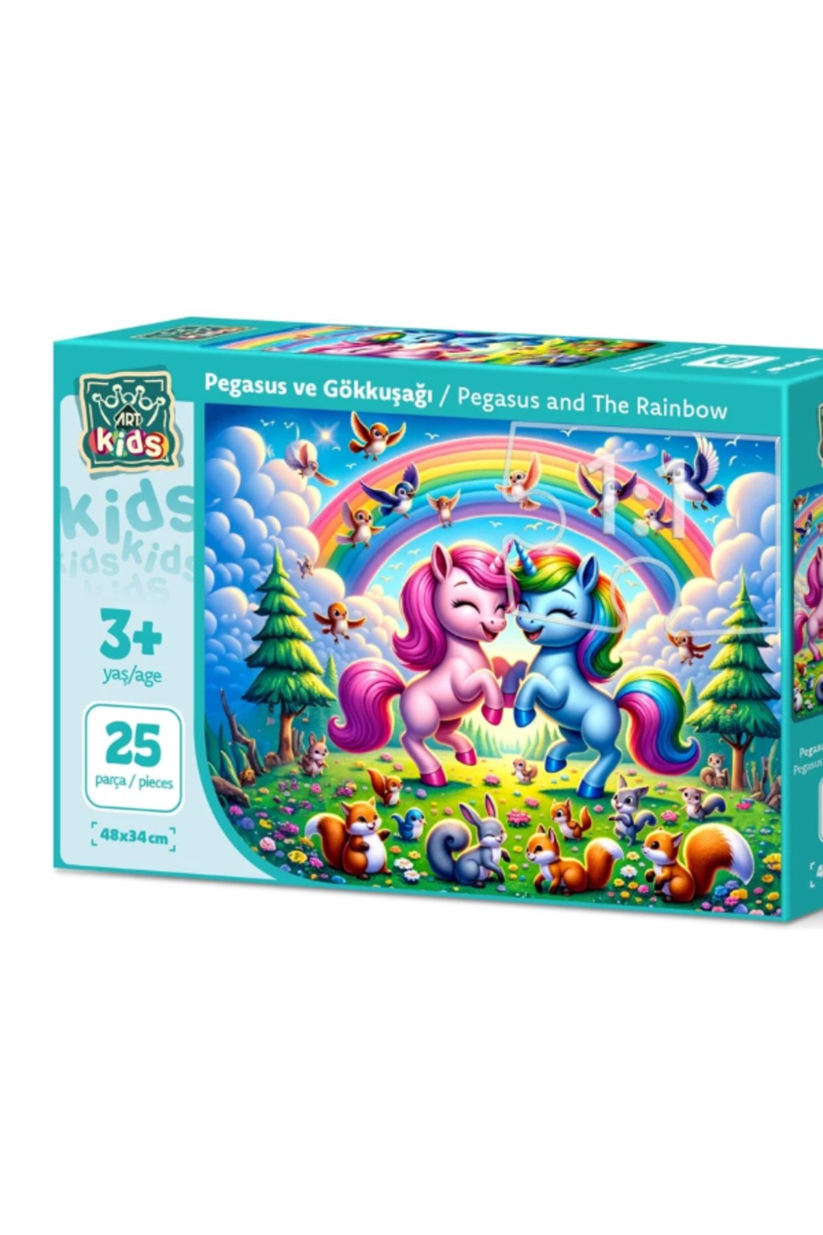 ART Çocuk Pegasus ve Gökkuşağı 25 Parça Puzzle