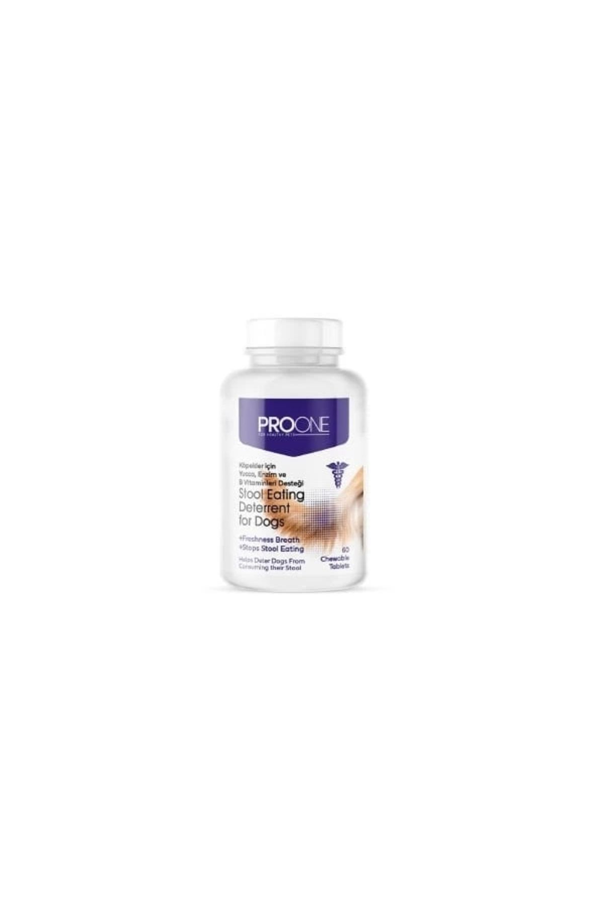 Generic Pro One Yucca Enzim ve B Vitamini Desteği Dışkı Yeme Önleyici Köpek Tableti 60 Adet