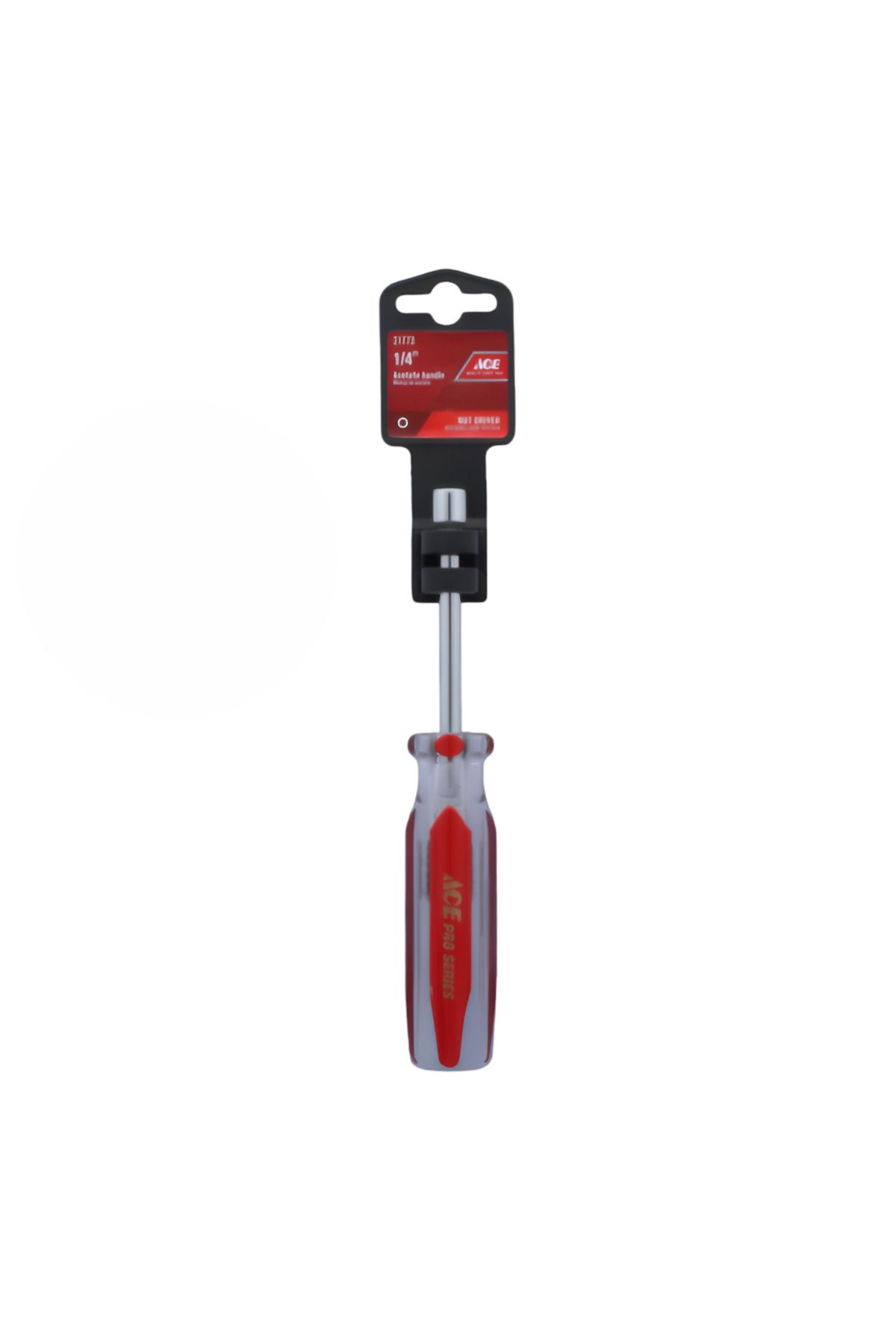 ACE-Nut Driver with Acetate Handle Multicolor 1/4inch 1