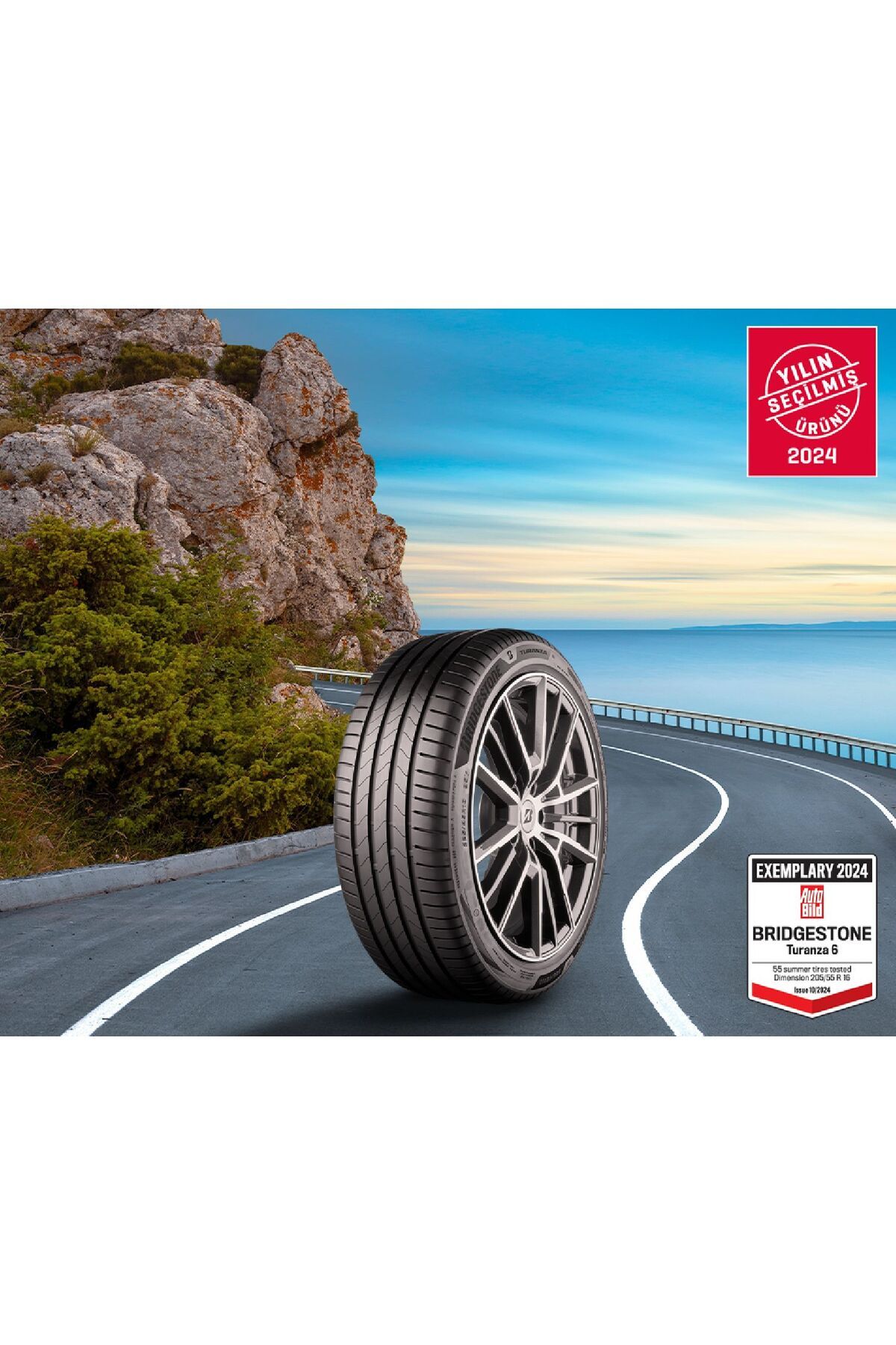 Bridgestone BRİDGESTONE 225/45R18 95Y XL TURANZA 6 2025
