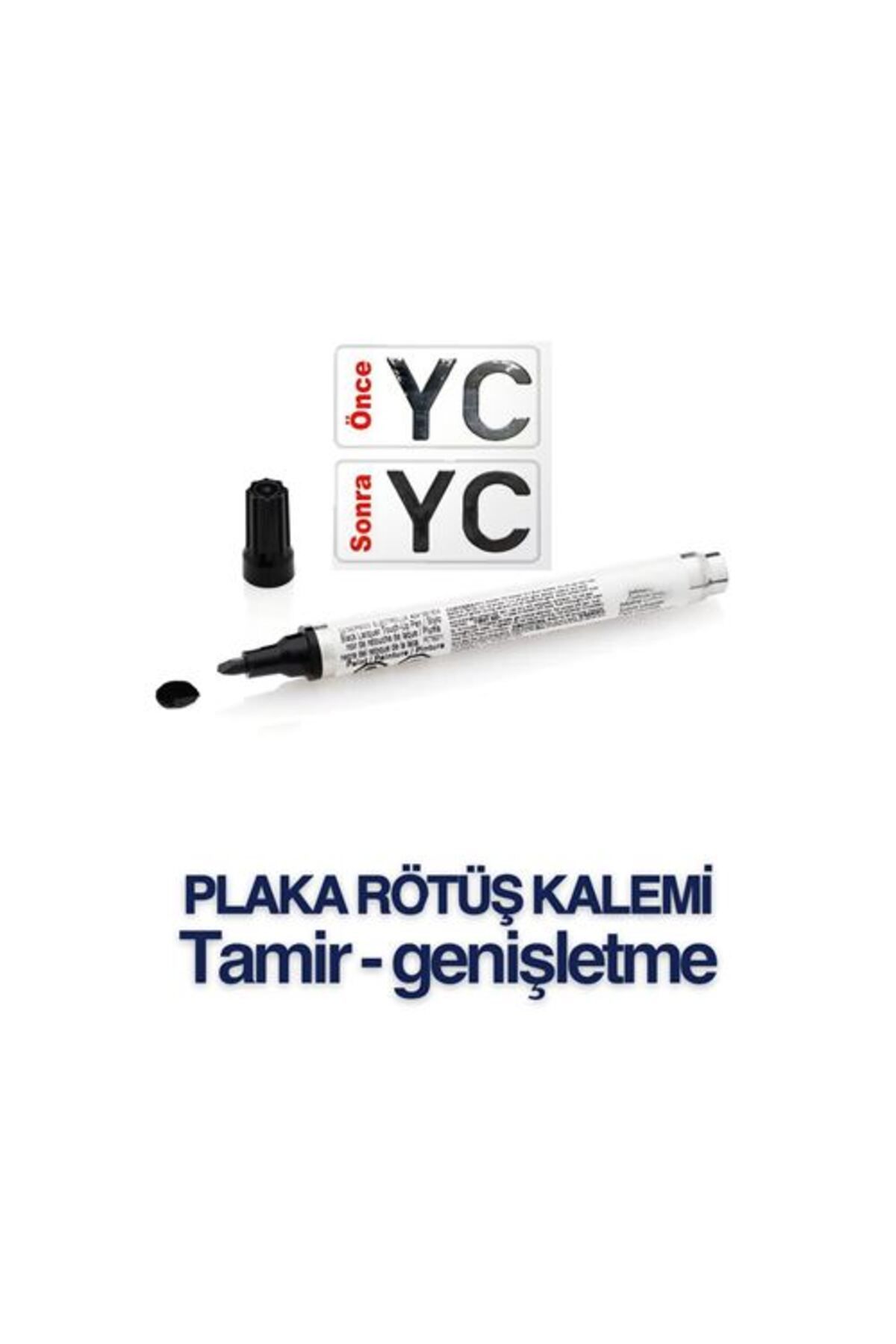 Toptan Bulurum Plaka Yazma Rötüş Kalemi Plaka Kalemi SİYAH