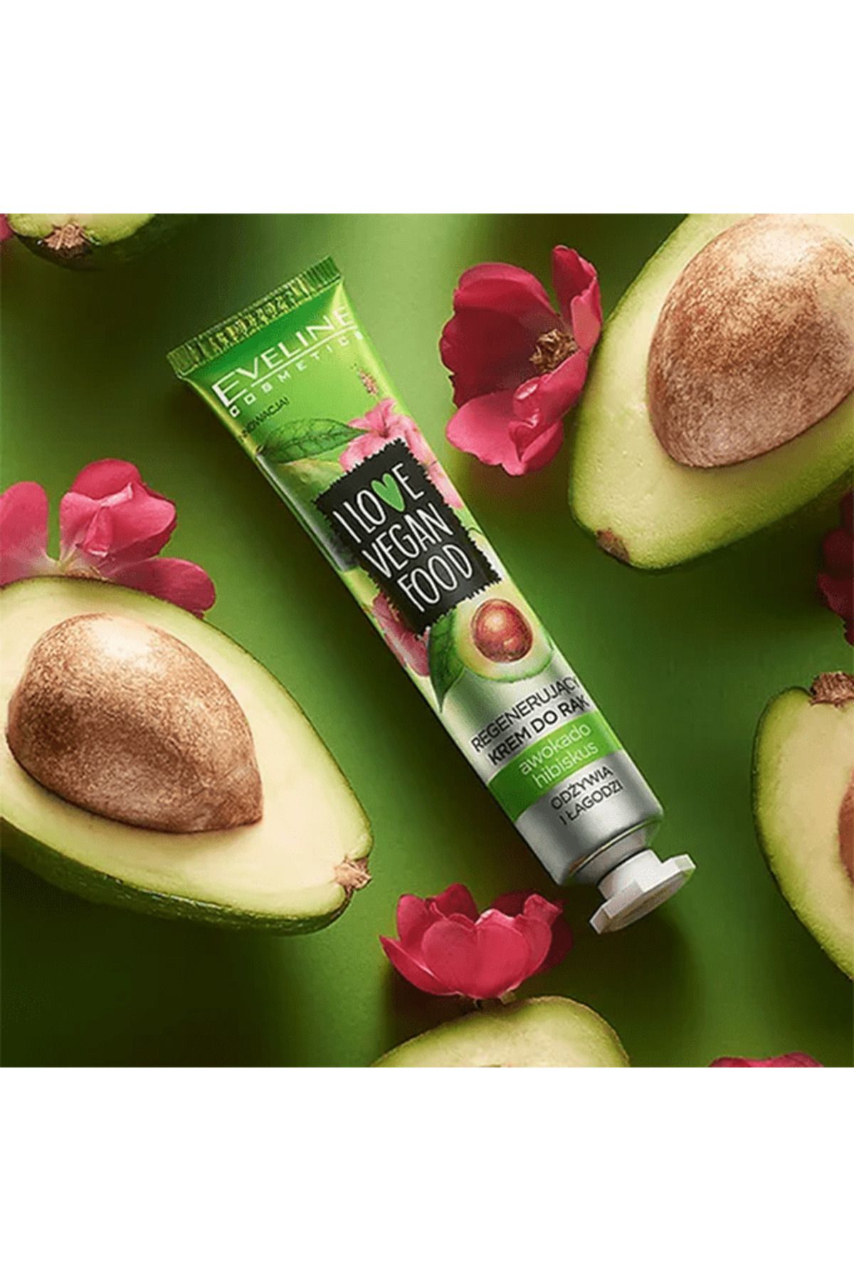Eveline Cosmetics-Eveline Regenerating Hand Cream with Avocado and Hibiscus Extract - 50 ml 4