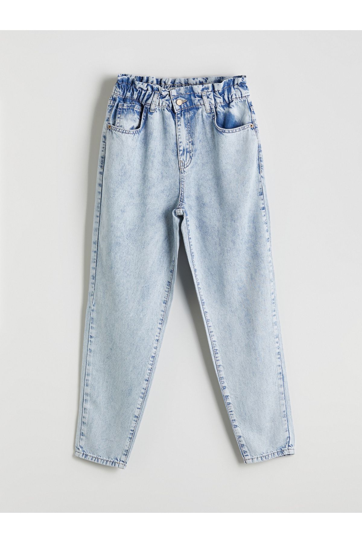LC Waikiki Beli Lastikli Slouchy Fit Kadın Jean Pantolon