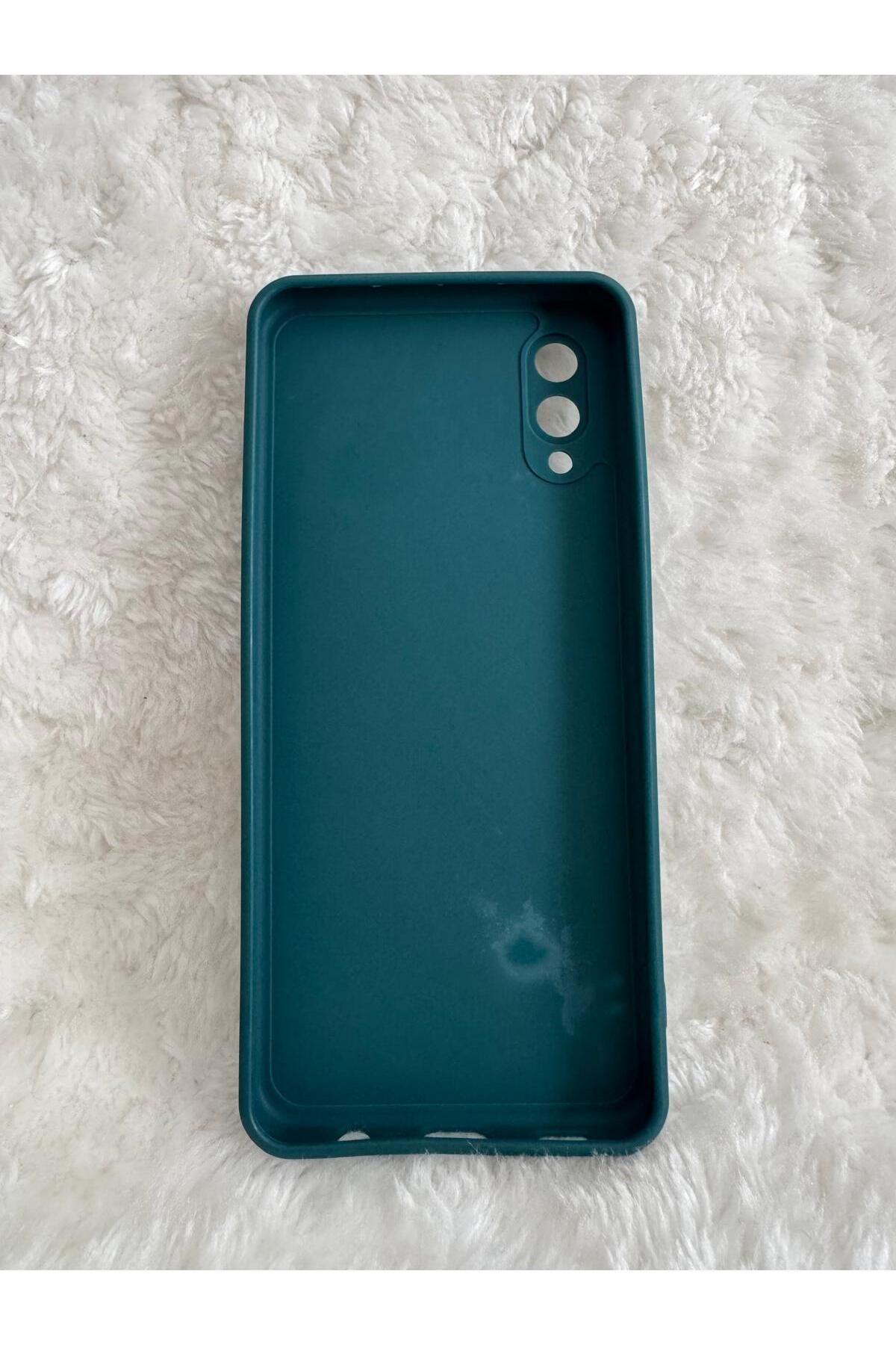 QEM Samsung Galaxy A02/ M02 ile Uyumlu Kamera Koruyucu Kapaklı Lansman Telefon Kılıfı
