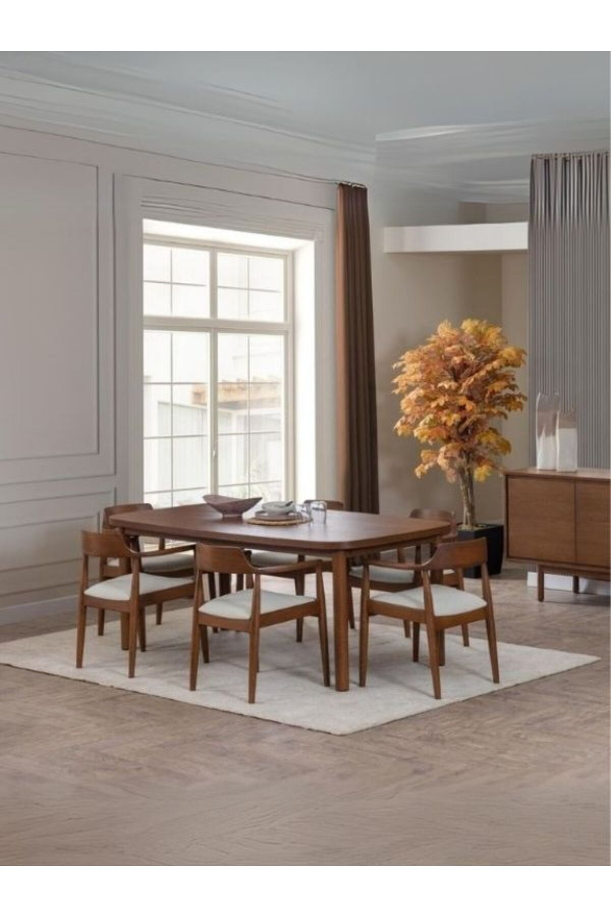 Gazzini Furniture Bien Meşe Yemek Masası 100x190