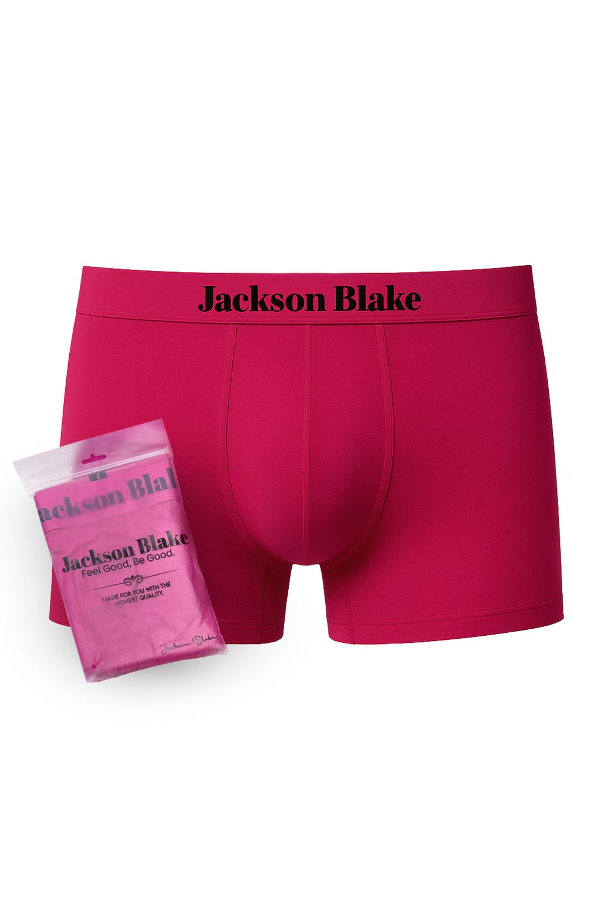 Jackson Blake Erkek Premium Boxer - Fuşya