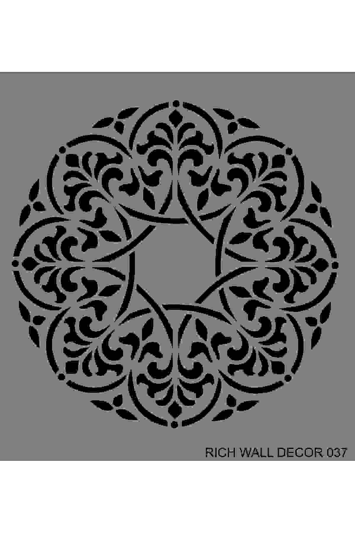 Rich STENCIL WALL DECOR SERİ - 037