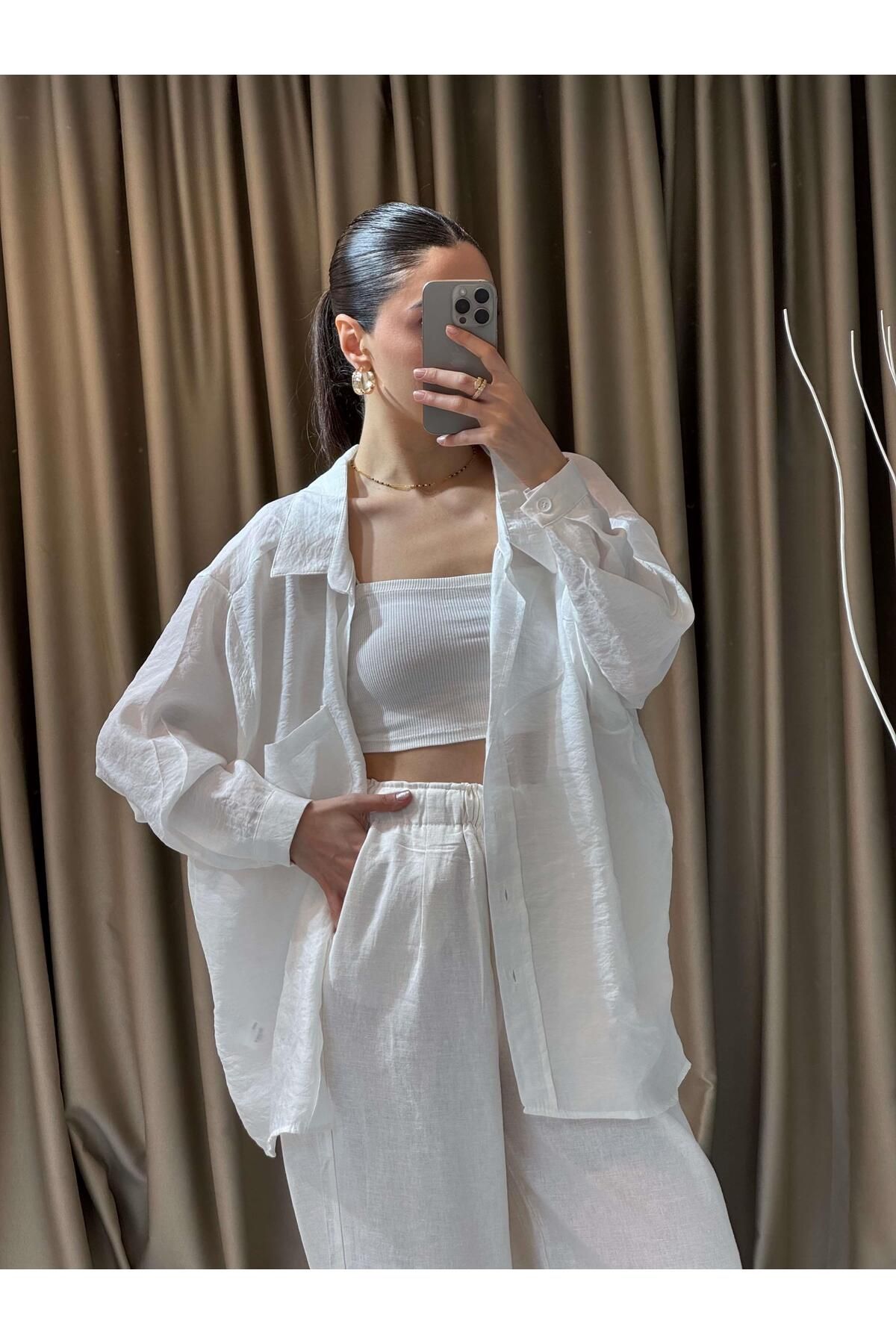 LUUNA STORE Oversize Gömlek