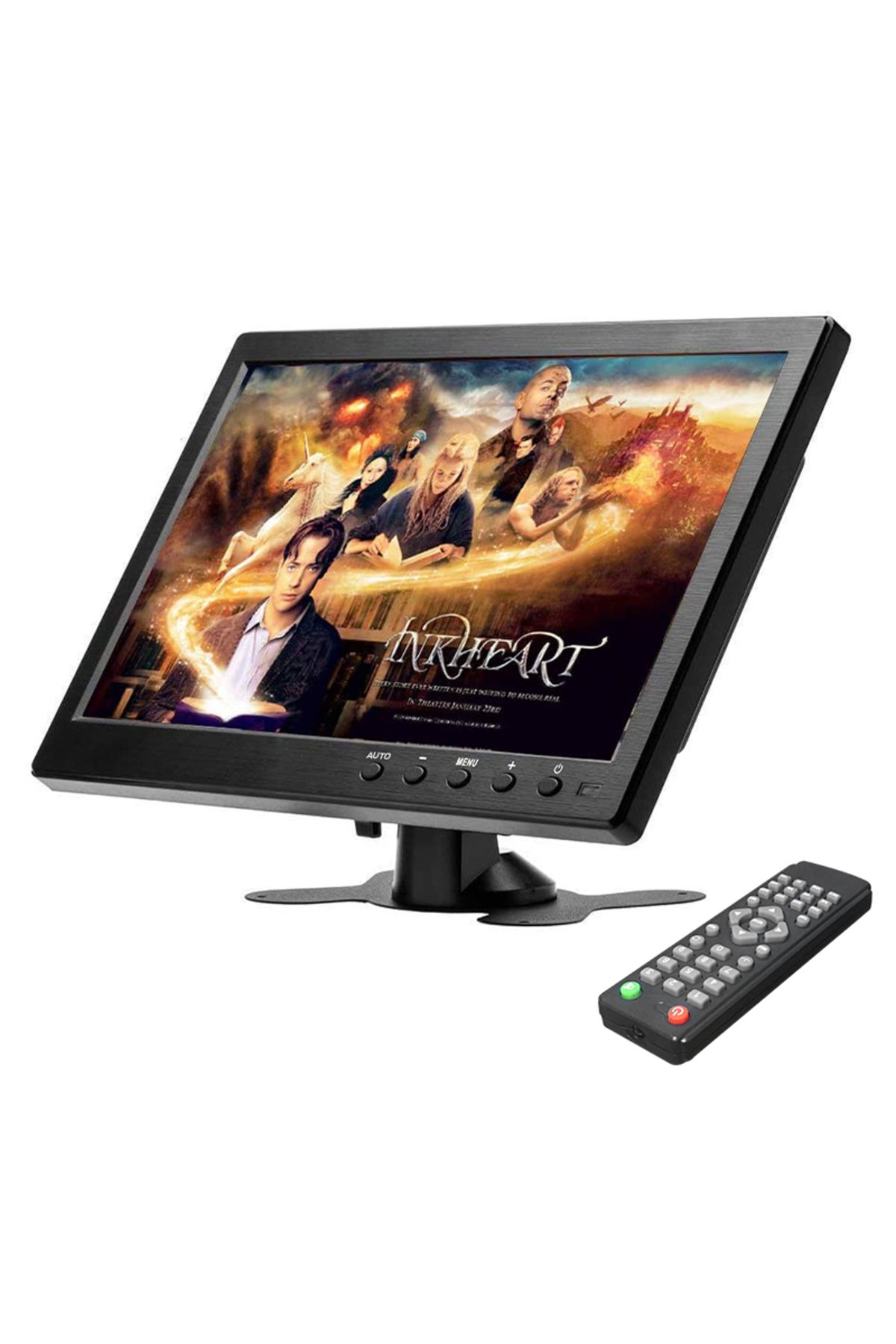 Vemora HDMI-VGA-BNC-USB GİRİŞLİ  Uyumlu 12 VOLT ÇIKIŞLI 10.1 LCD MONİTÖR (5166)
