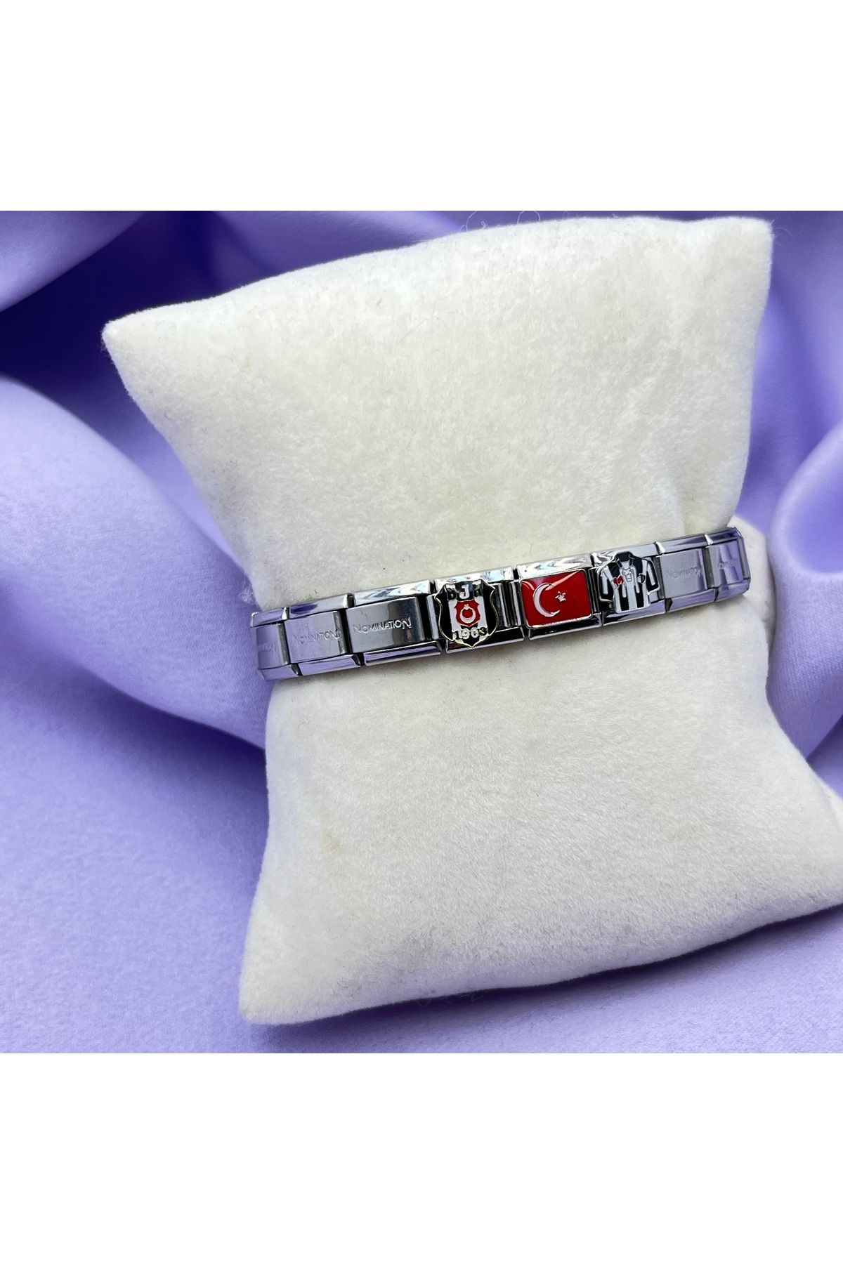 HOM Çelik Charm Bileklik BJK