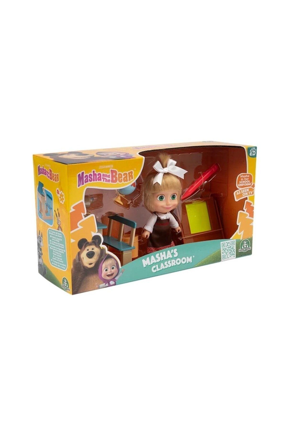 GIOCHI PREZIOSI Giochi Masha&Koca Ayı 12 Cm Bebek Okul Oyun Seti MHA07000