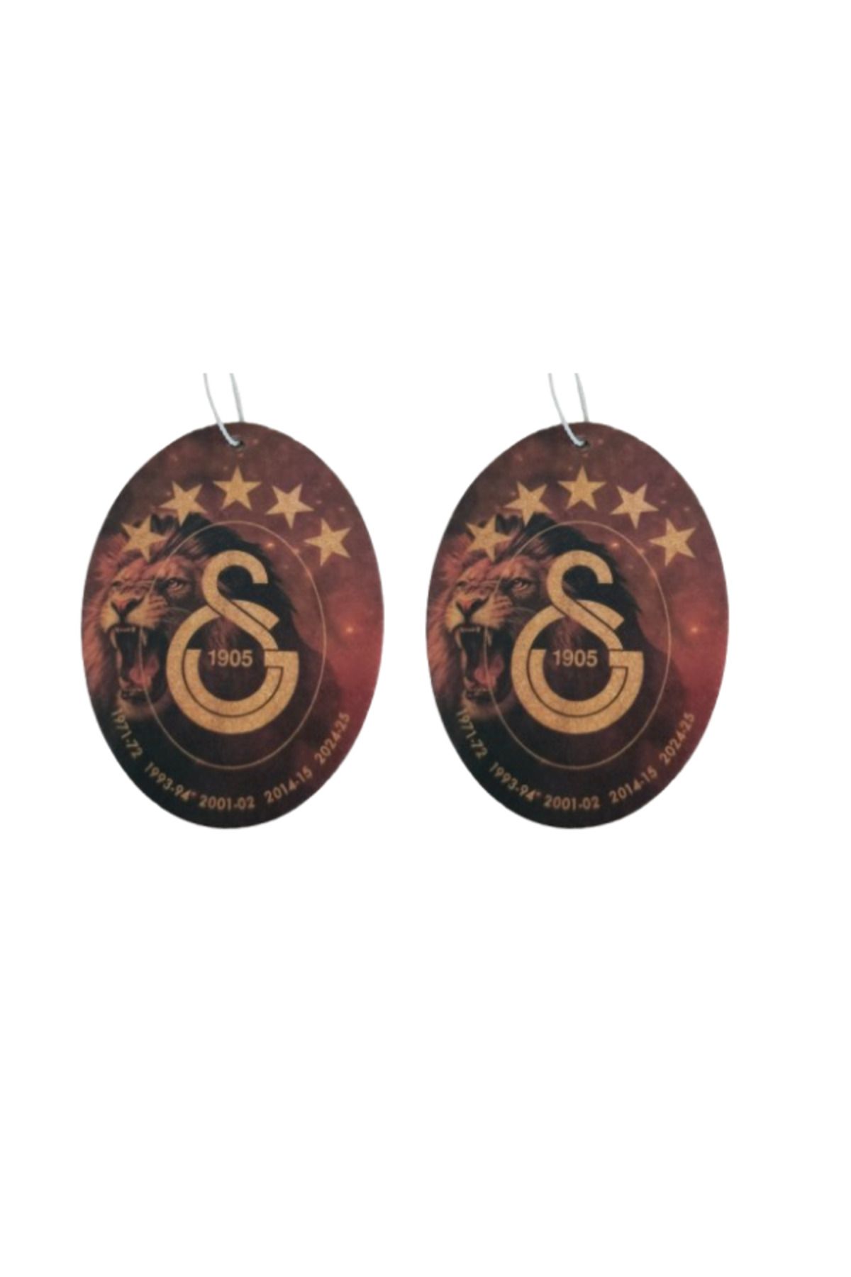 Galatasaray Resmi Lisanslı 5 Yıldız Forever Kokulu Oto Asma Kokusu(2li) - Gs Asma Arac Kokusu Forever (2li)