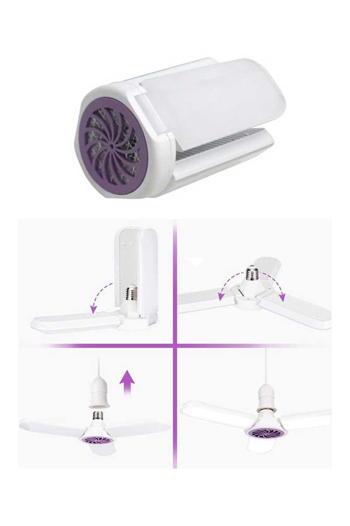 Forlife 45W SİNEK ÖLDÜRÜCÜLÜ PERVANE LED AMPUL E27 6500K