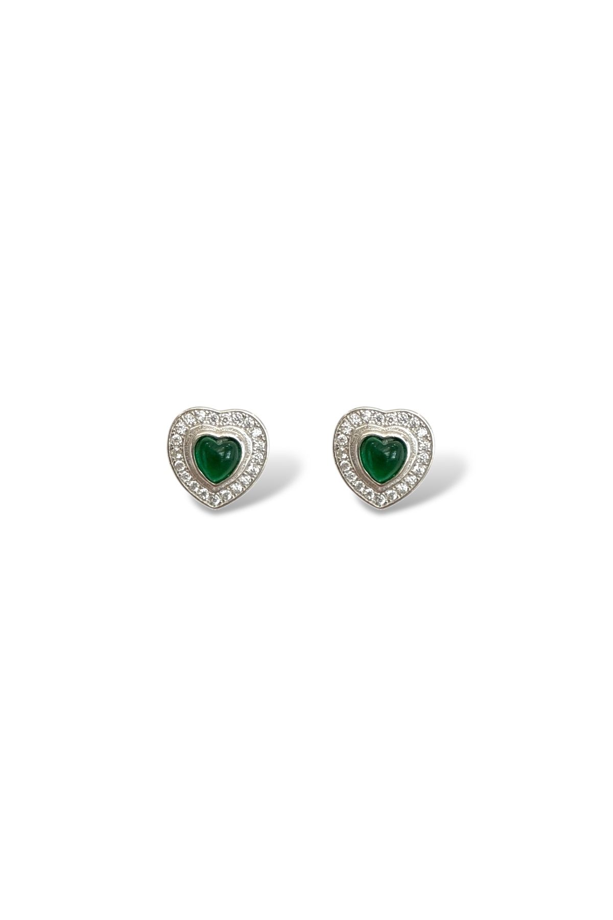 Saras Jewels Vintage Kalp Küpe