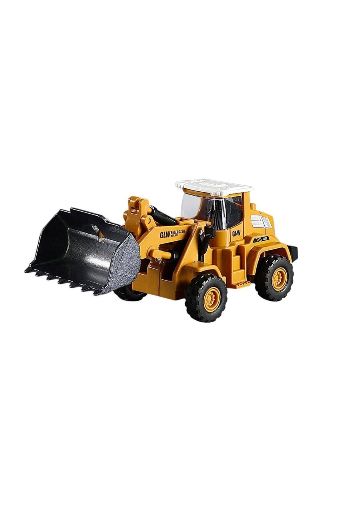 NillyToys SZT-9964 Sürtmeli Metal İnşaat Aracı Kepçe