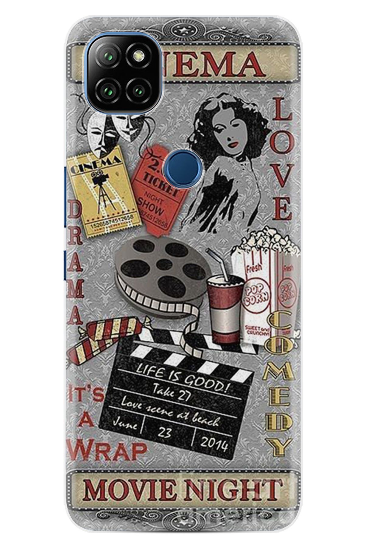 Arvencase Casper VİA E30 Kapak HD Baskılı Desenli Yüksek Korumalı Özel Seri Kılıf
