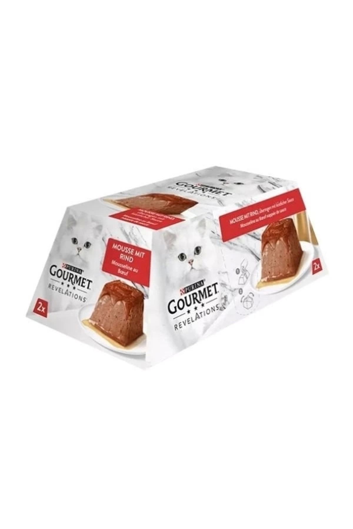 Generic Gourmet Revelations Sığır Etli Yetişkin Konserve Kedi Maması 2 Adet 57 Gr
