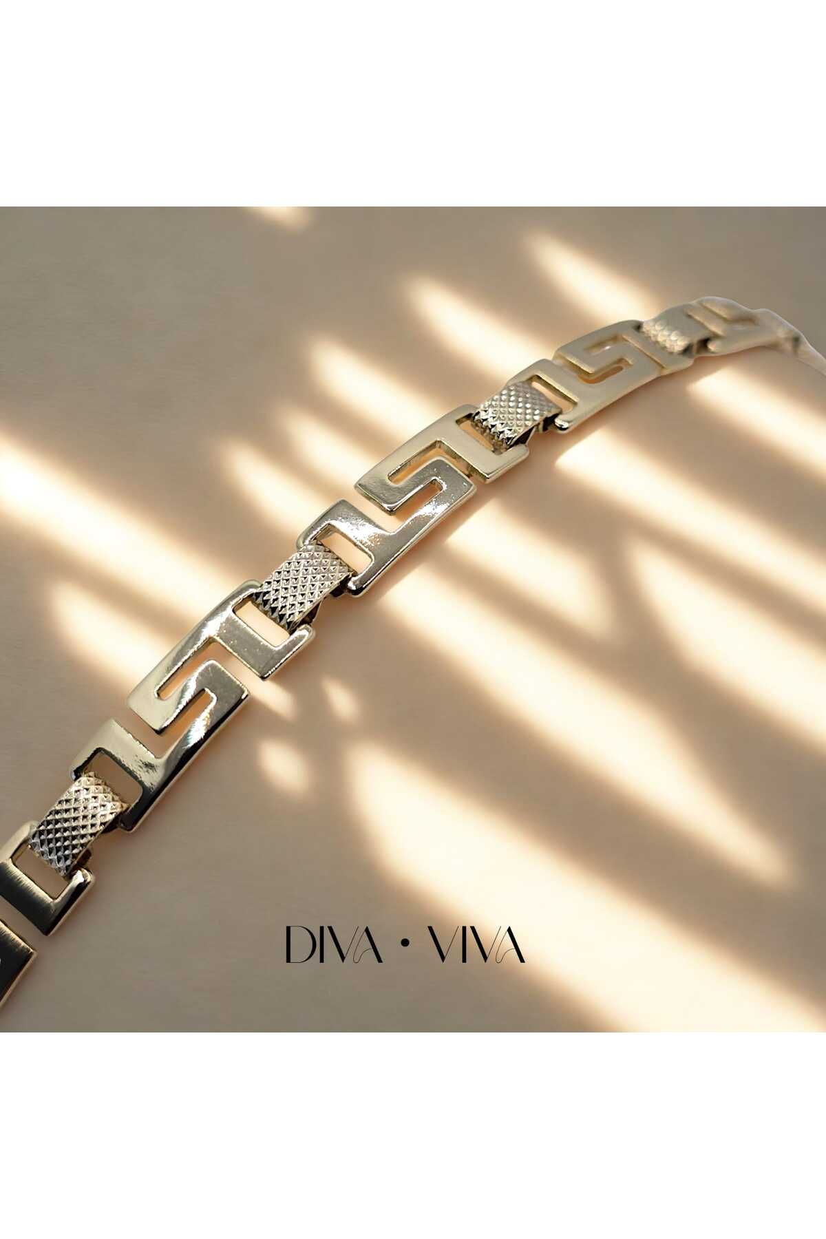 DivaViva Labirent Gold Kadın Xuping Bileklik
