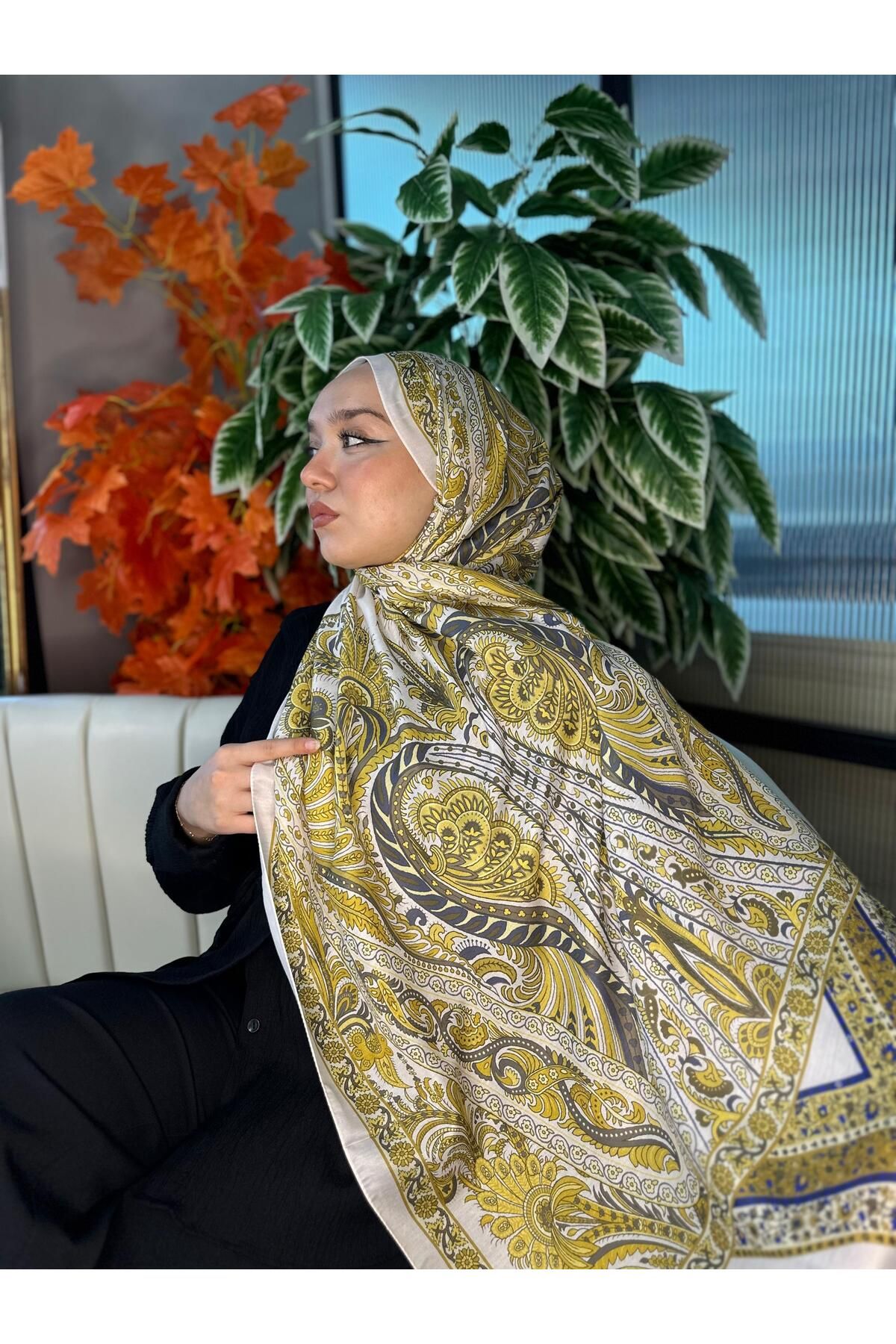 Oxygen Scarfs Etro Desen New Pamuk Soft Şal 23012