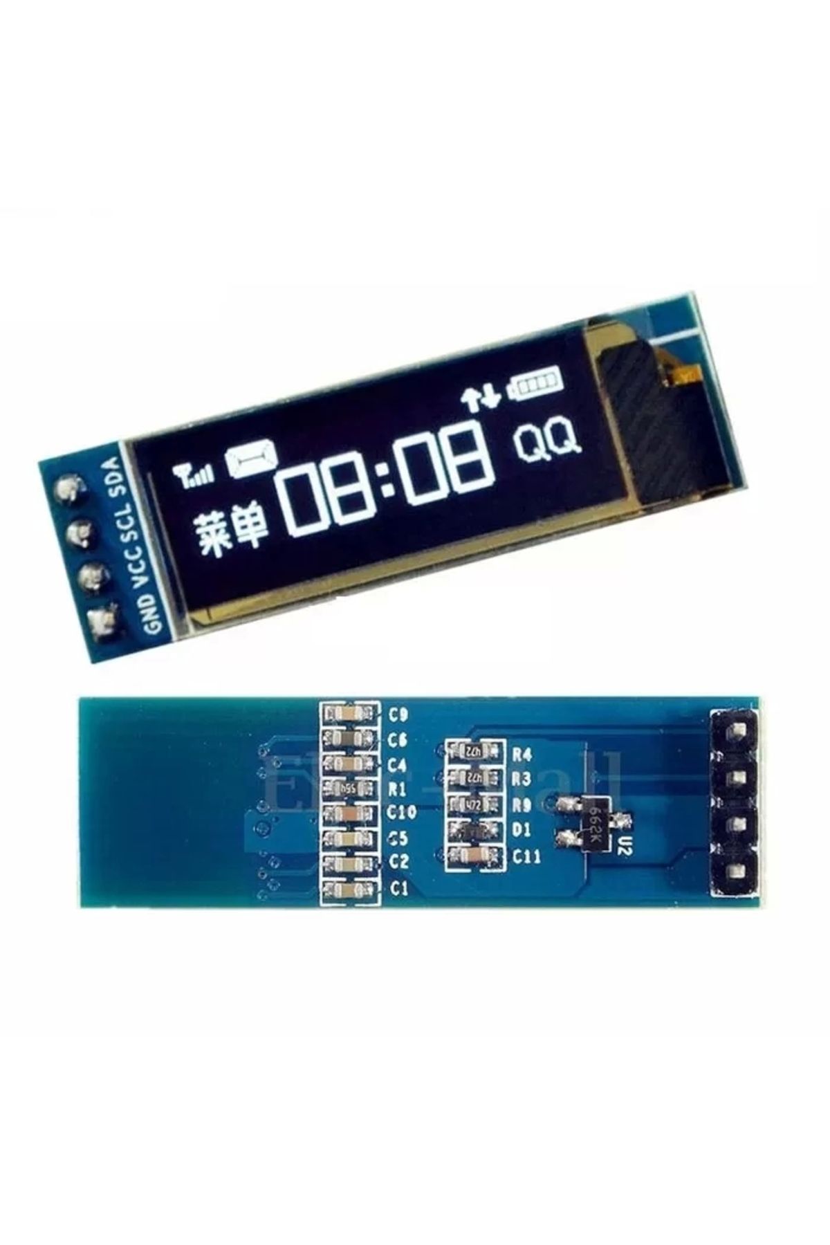 TIEE 128x32 OLED LCD 0.91inç SARI