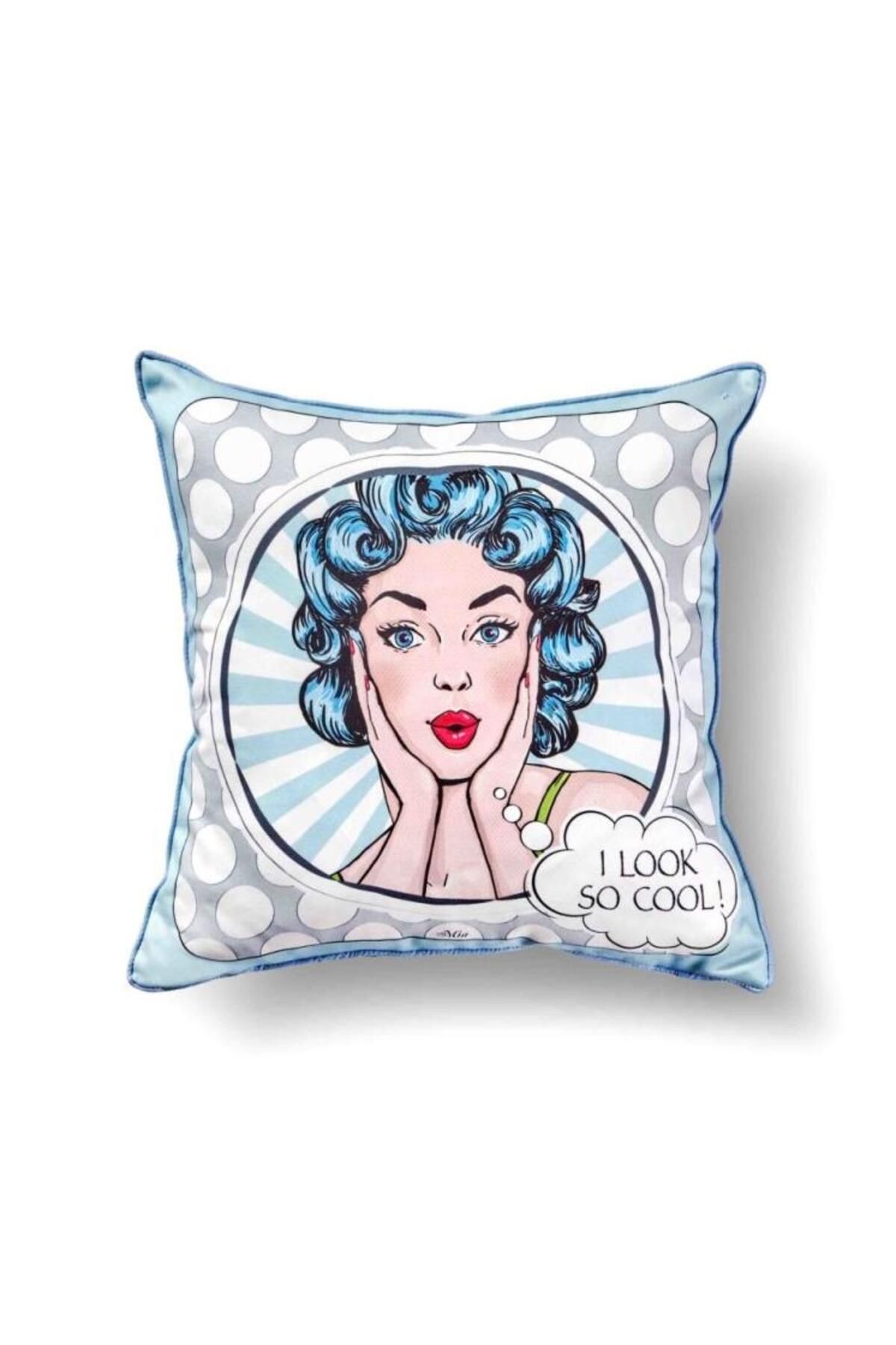 The Mia MIA POPART KIRLENT MAVİ
