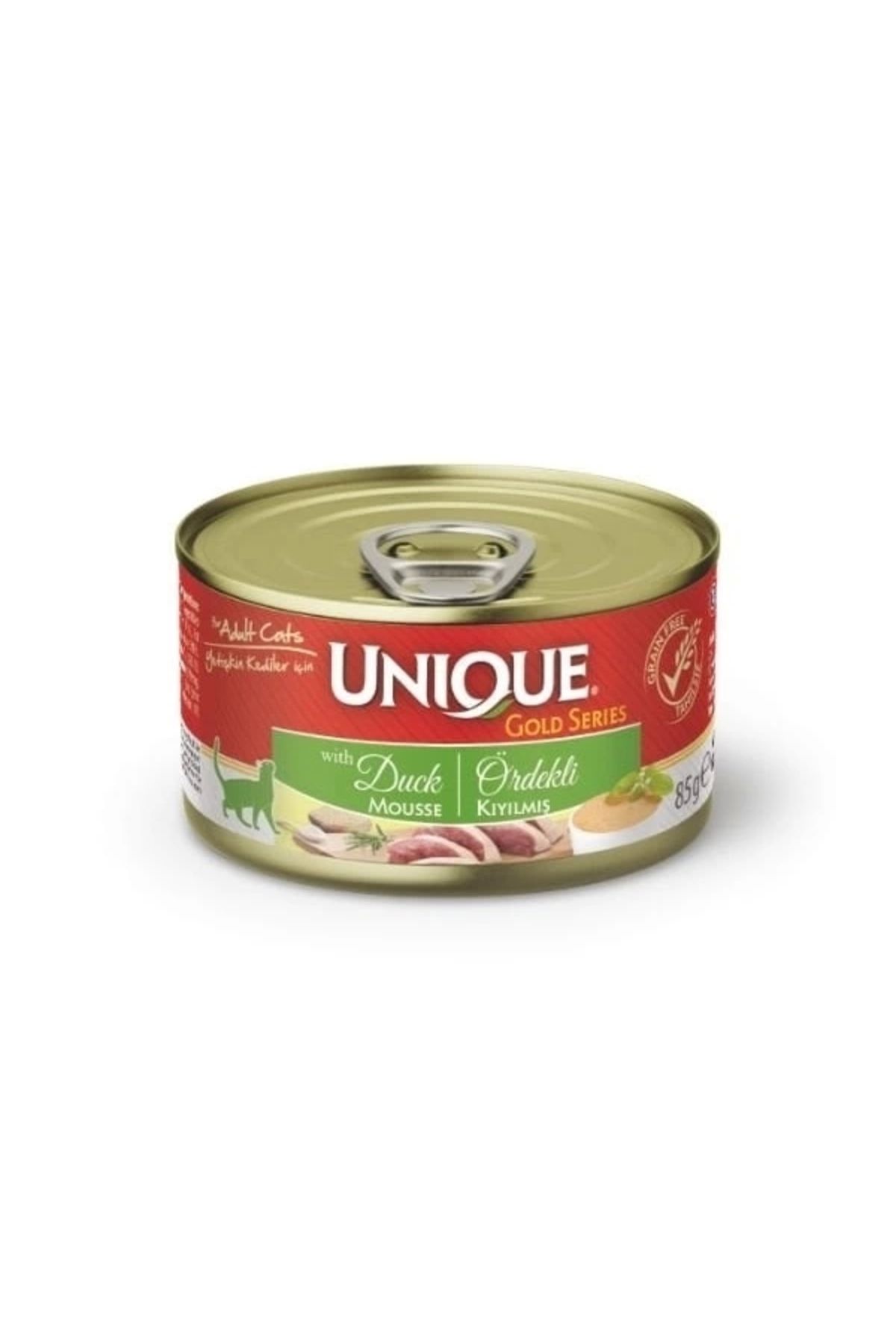 Generic Unique Gold Series Ördek Etli Yetişkin Konserve Kedi Maması 85 Gr