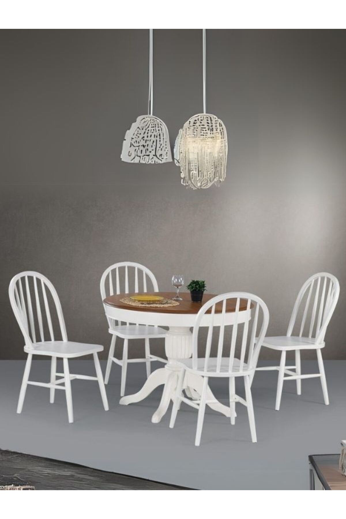 Gazzini Furniture Montclair Baba Ayak Sabit Masa 100x100