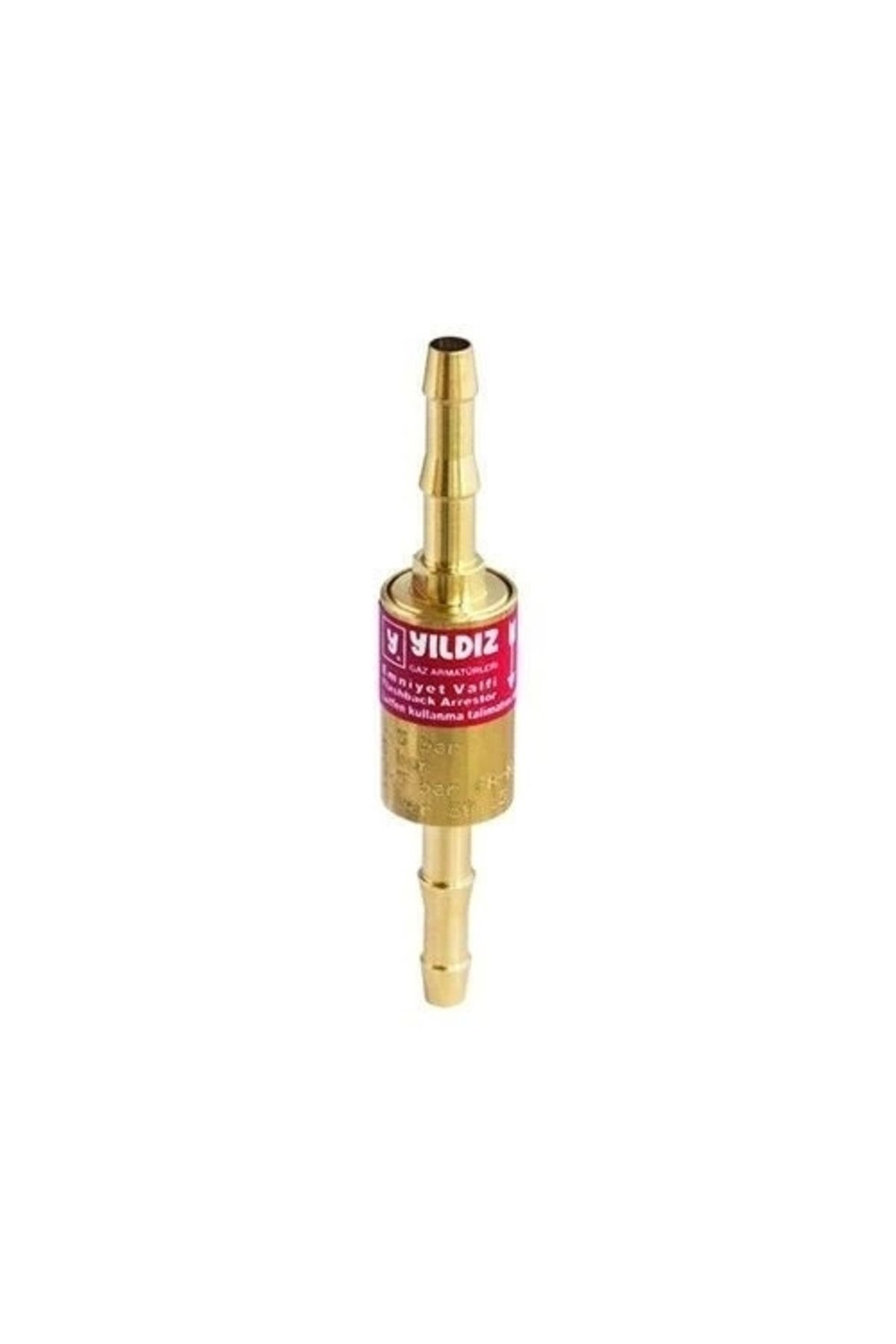 Generic Yıldız 1018 Hortum Arası Alev Emniyet Valfi Yanıcı Gaz