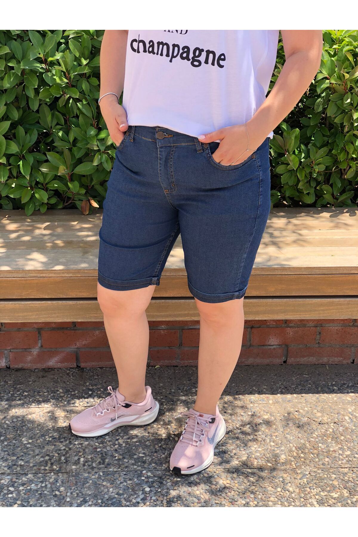 BAKTAGÖR-Jeans Shorts (Thin and Lycra) 2
