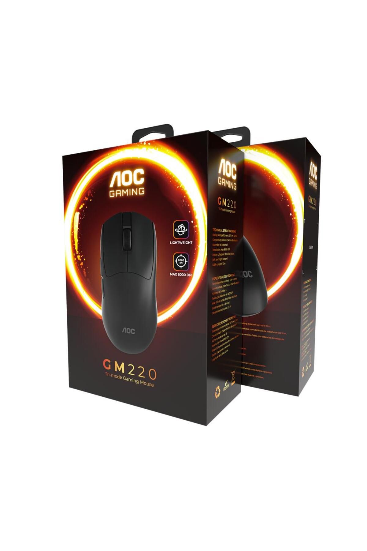 Aoc Gm220b Kablolu 2.4g Bluetooth Three-mode Mouse