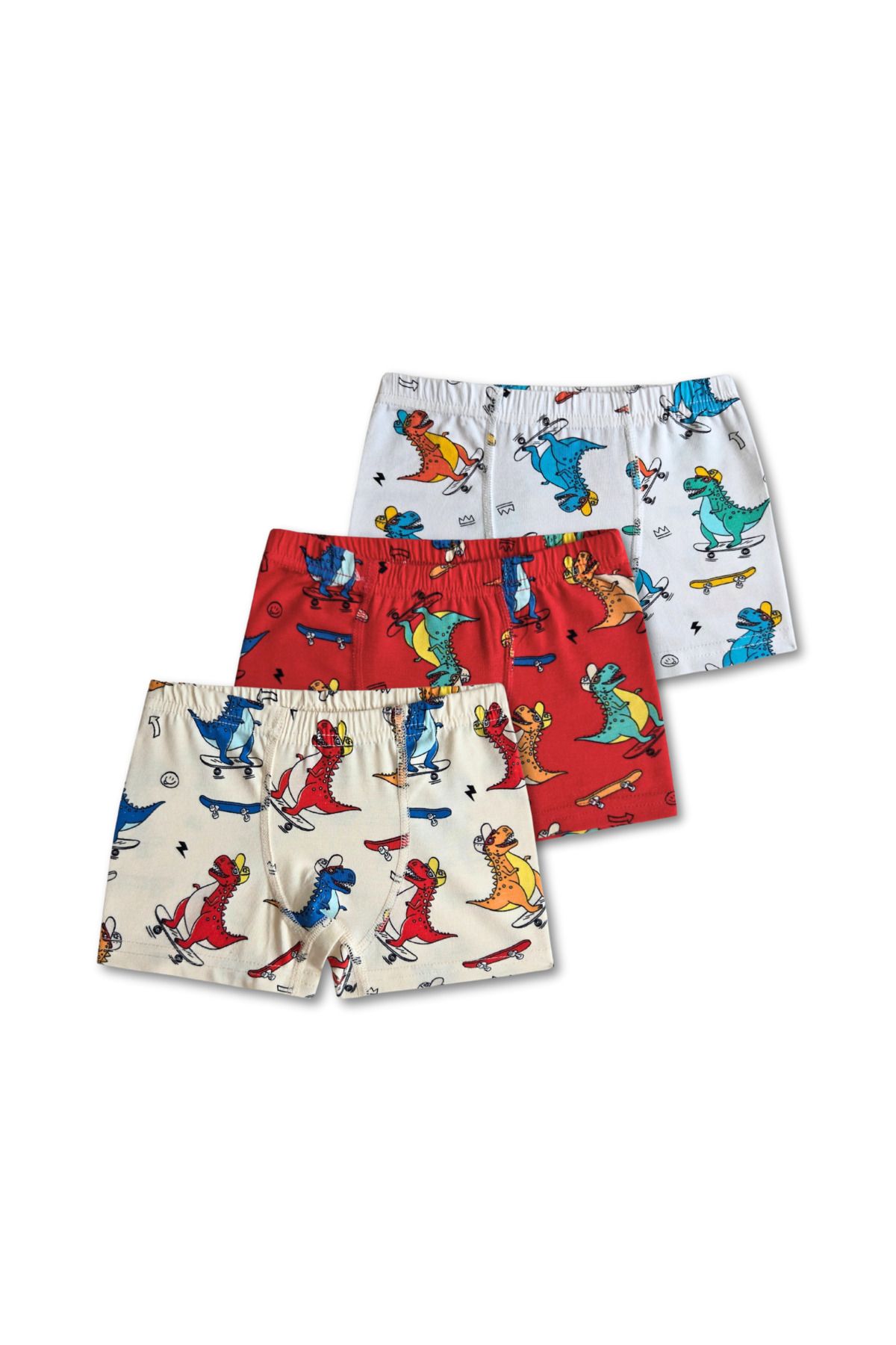 GizaKids-95% Cotton Boy's Tank Top Boxer Underwear Set 3