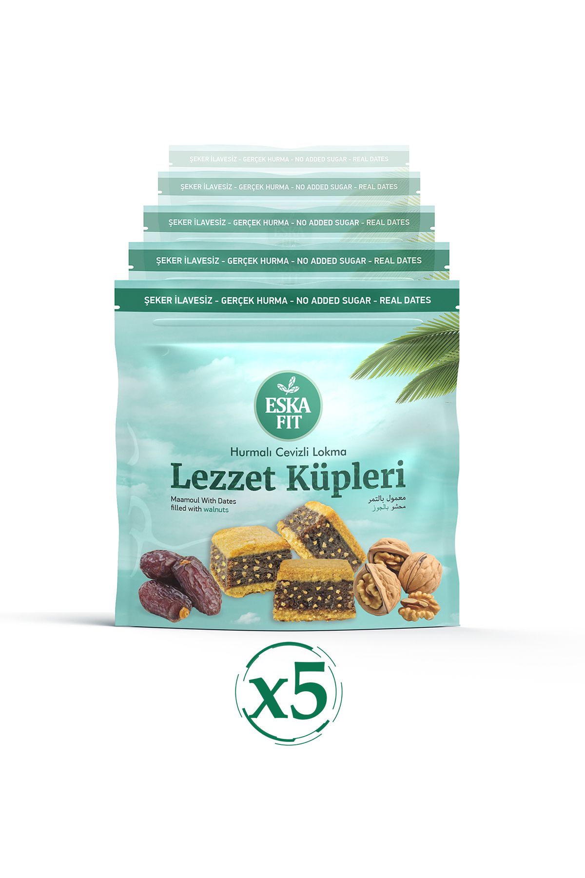 Eskafit-Walnut Lokma with Dates (5 Pack) 1