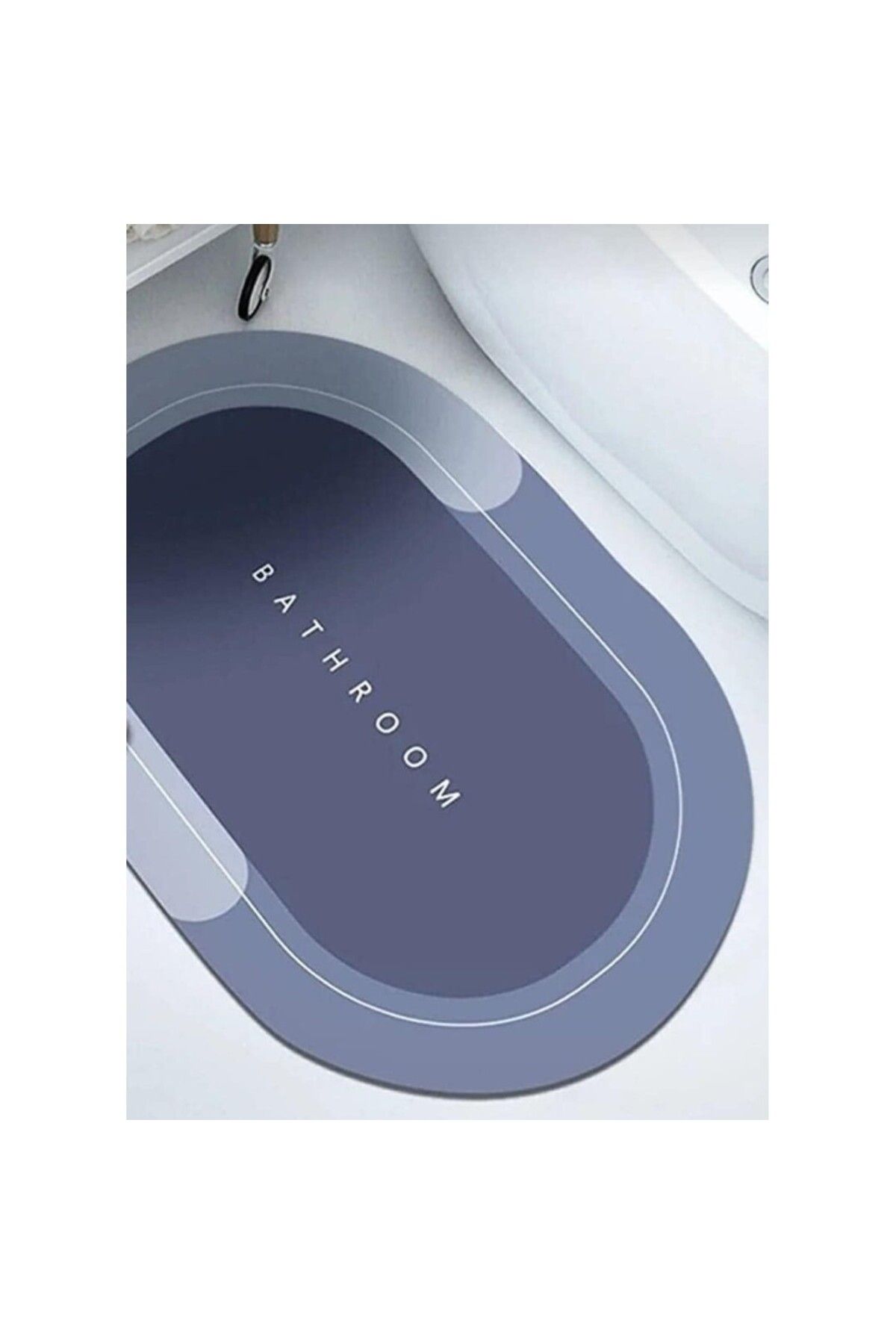 Bestech Süper Su Emici Kaymaz Tabanlı Banyo Paspası ( 40x60 )cm