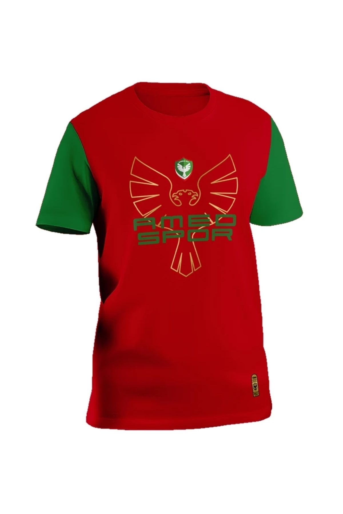 Amedstore AMEDSPOR PAMUKLU T-SHIRT KOLLARI YEŞİL