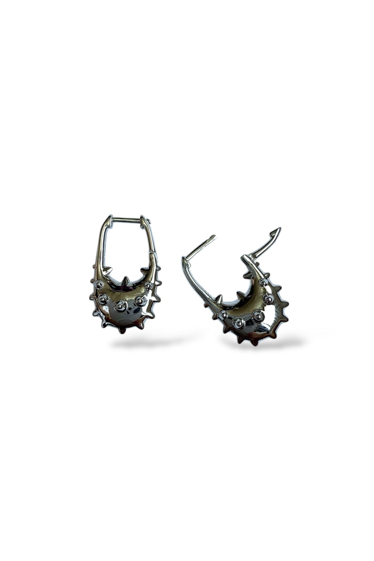 Saras Jewels Croco Halka Küpe