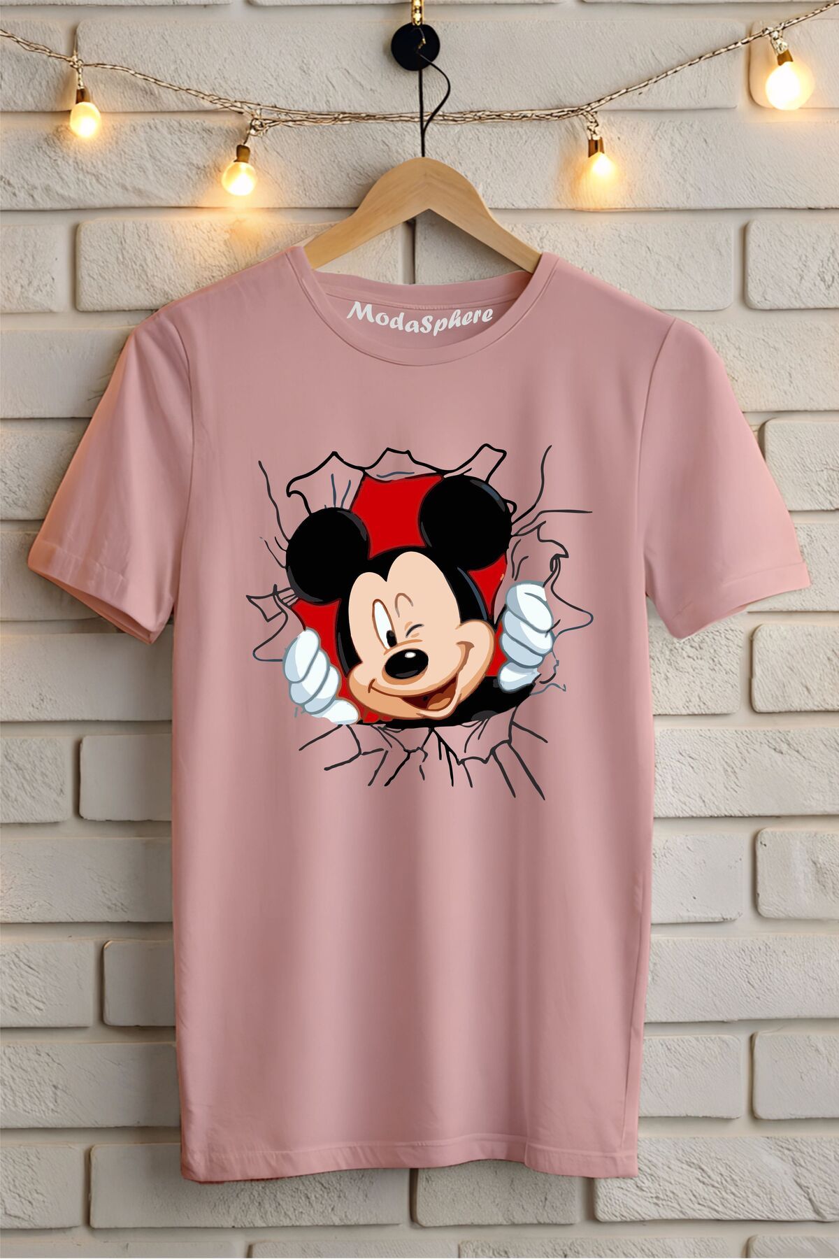 ModaSphere Baskılı Unisex Oversize Tişört