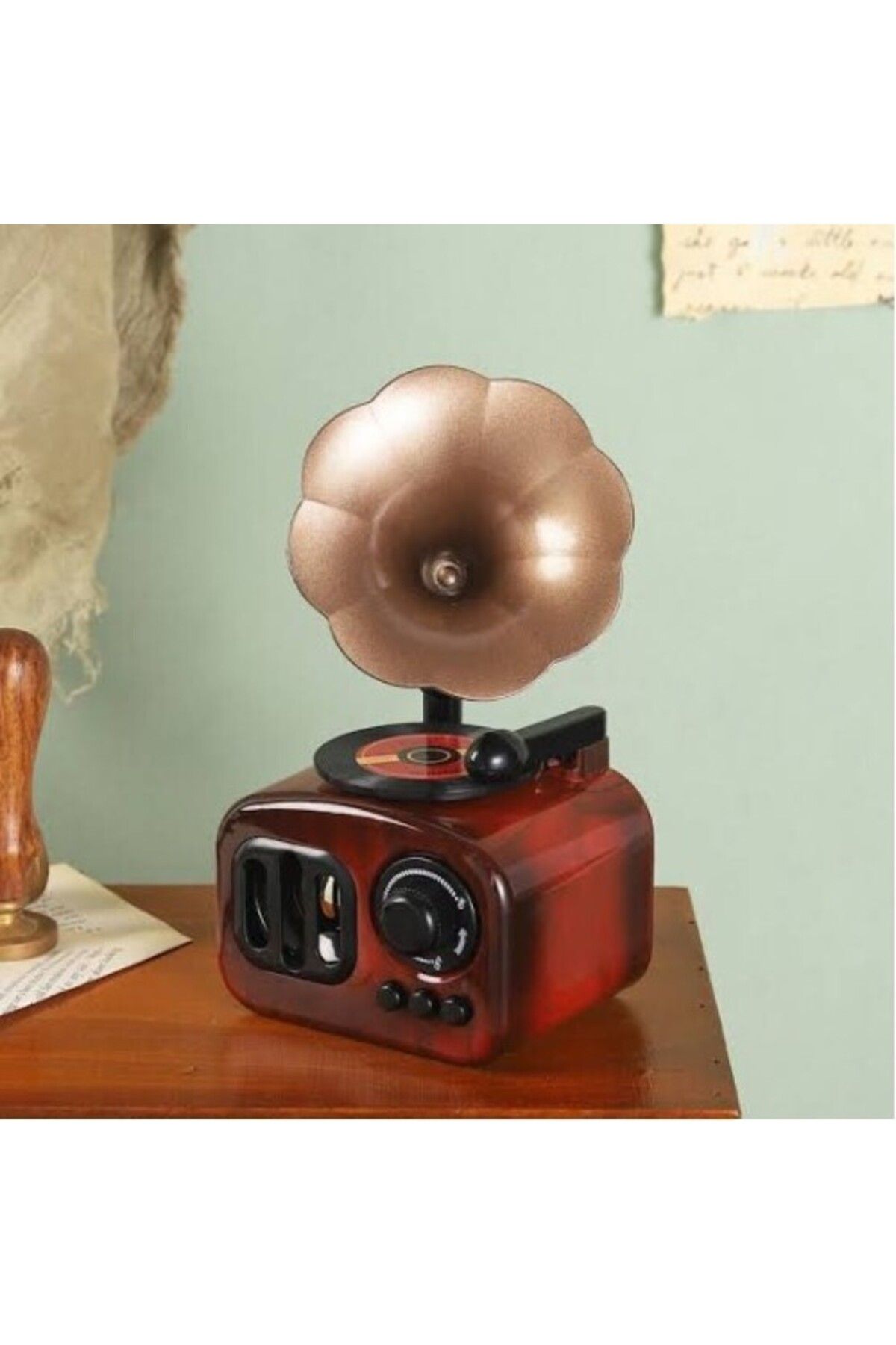 Modafiks Gramofon Müzik Kutusu