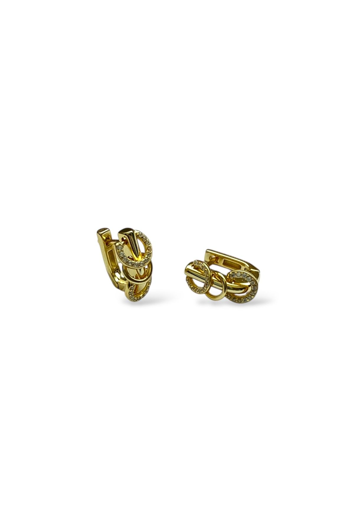 Saras Jewels Mini Zincirli Küpe