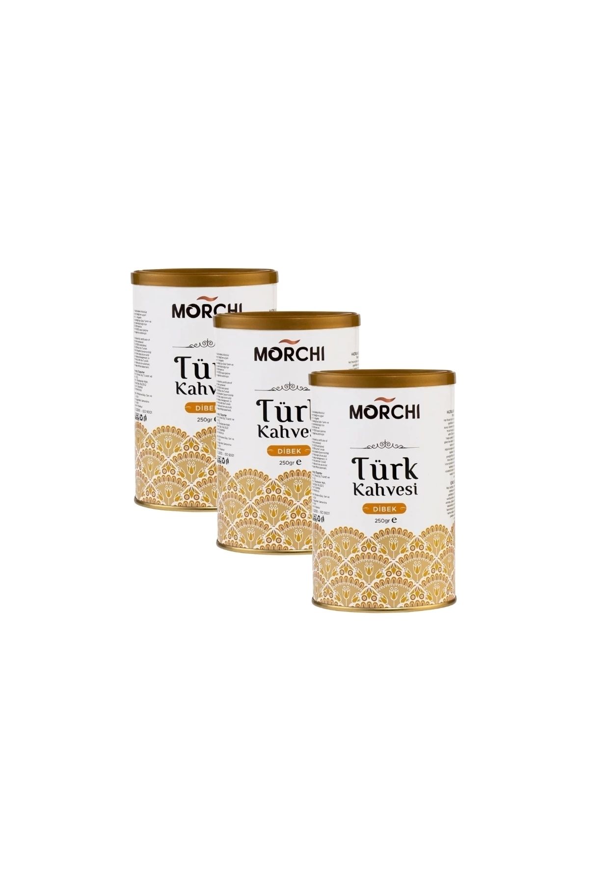 MORCHI Dibek Turk Kahvesi 250 gr Teneke 3 Adet