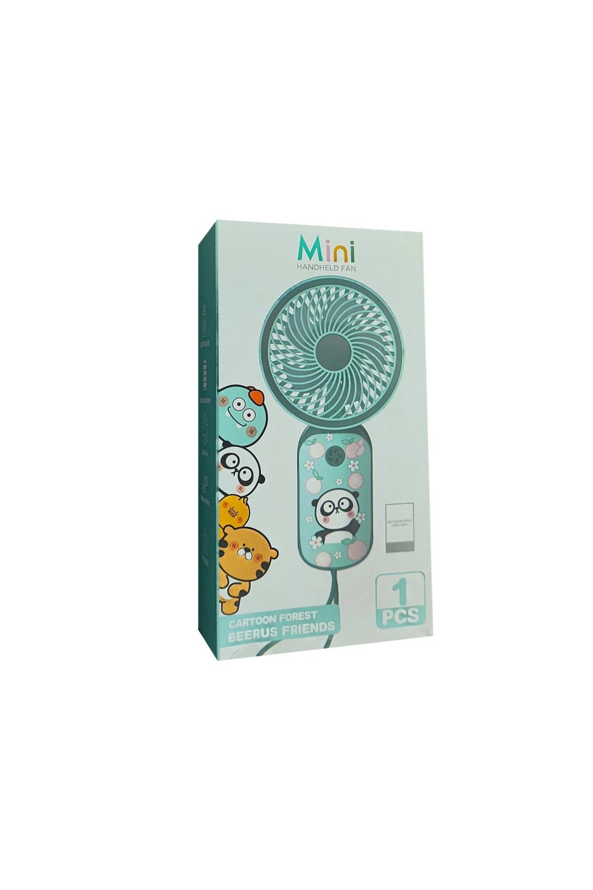 KİLİNCTECHSHOP Desenli Mini Şarjlı Fan