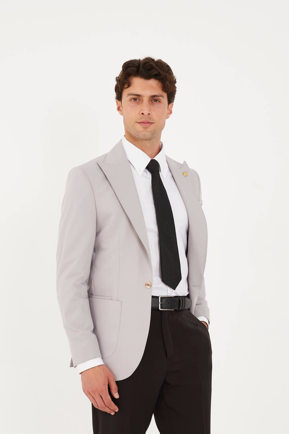 The Tailor Classics Dikiş Detaylı Çift Yırtmaçlı Blazer Ceket