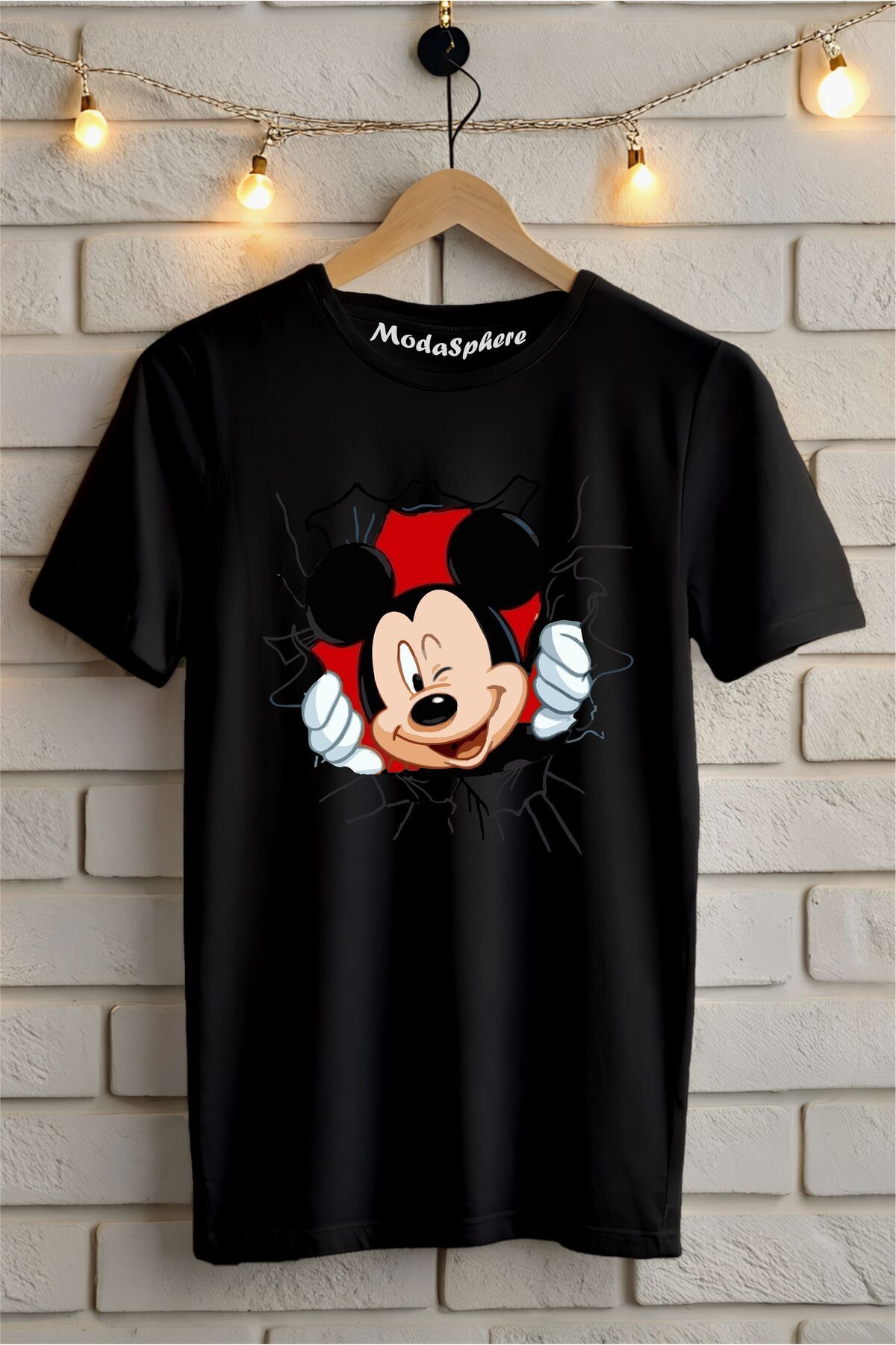 ModaSphere Baskılı Unisex Oversize Tişört