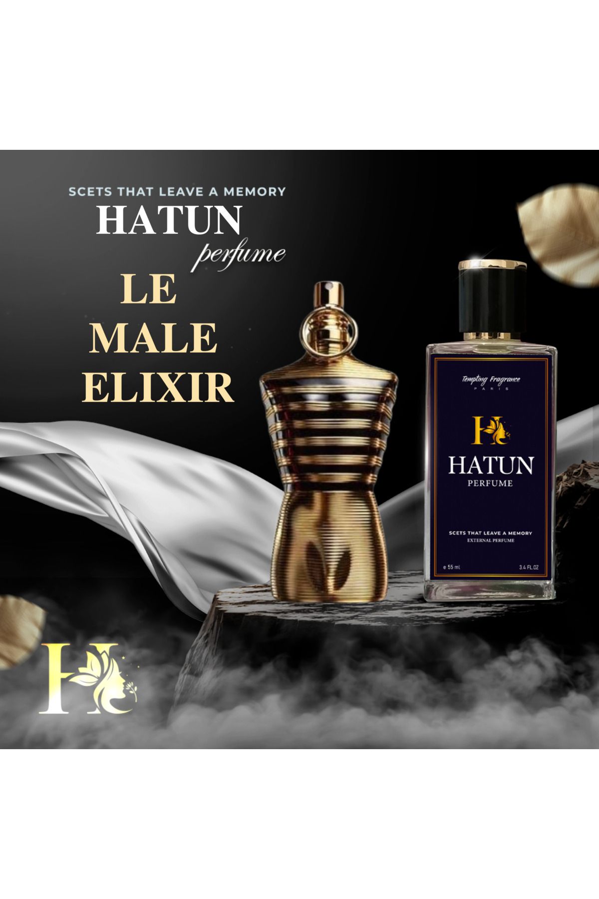 hatunperfume Hatun Perfume LE MALE ELIXIR Mudeli Extrait De Perfume 50 ml Erkek Parfümü