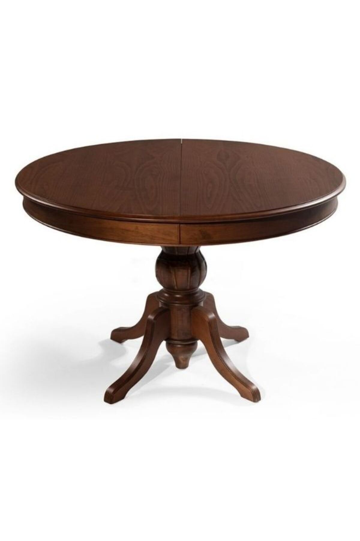 Gazzini Furniture Lindon Baba Ayak Yuvarlak Açılır Masa 120x120