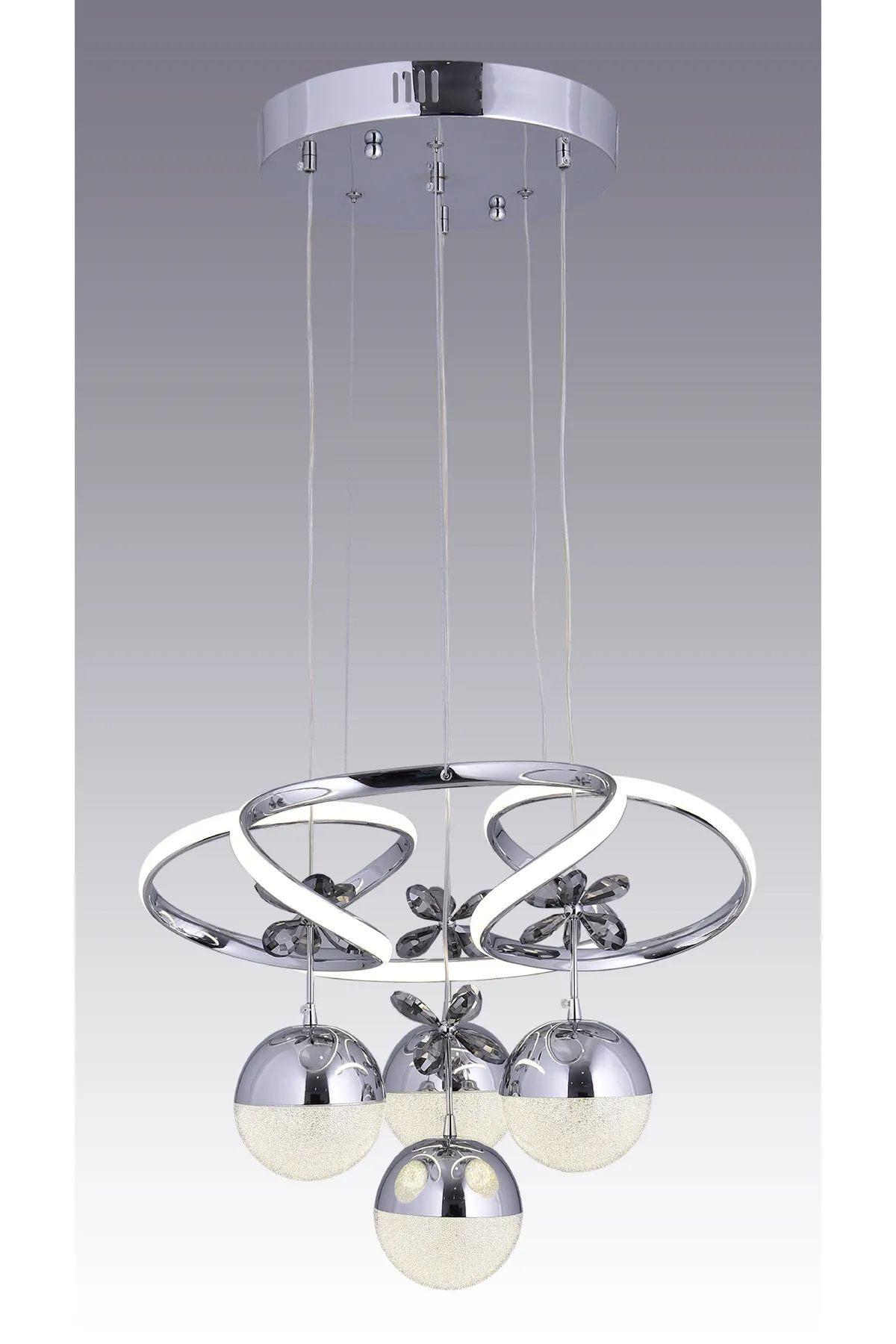 LUMİERE DECOR DRONE 4 TOPLU LED SARKIT AVİZE 3 RENK EC-1001